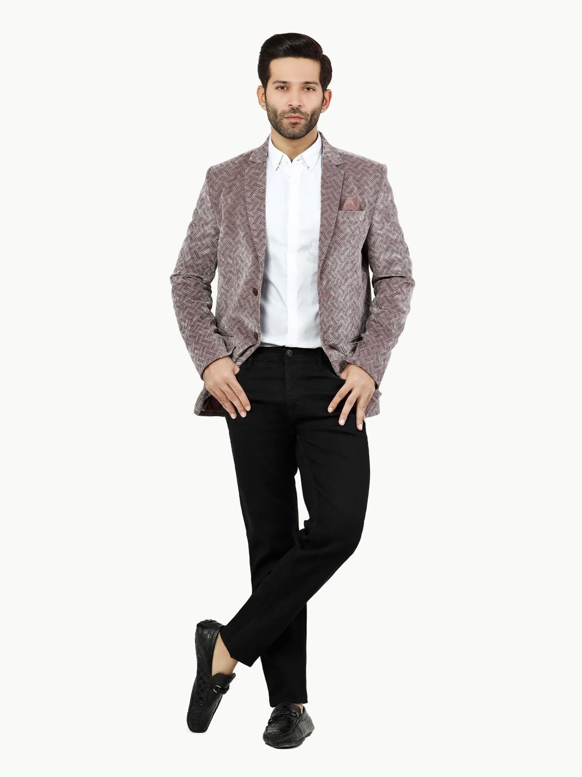 Men's Mauve Blazer - EMTB22W-6802 - Image 2