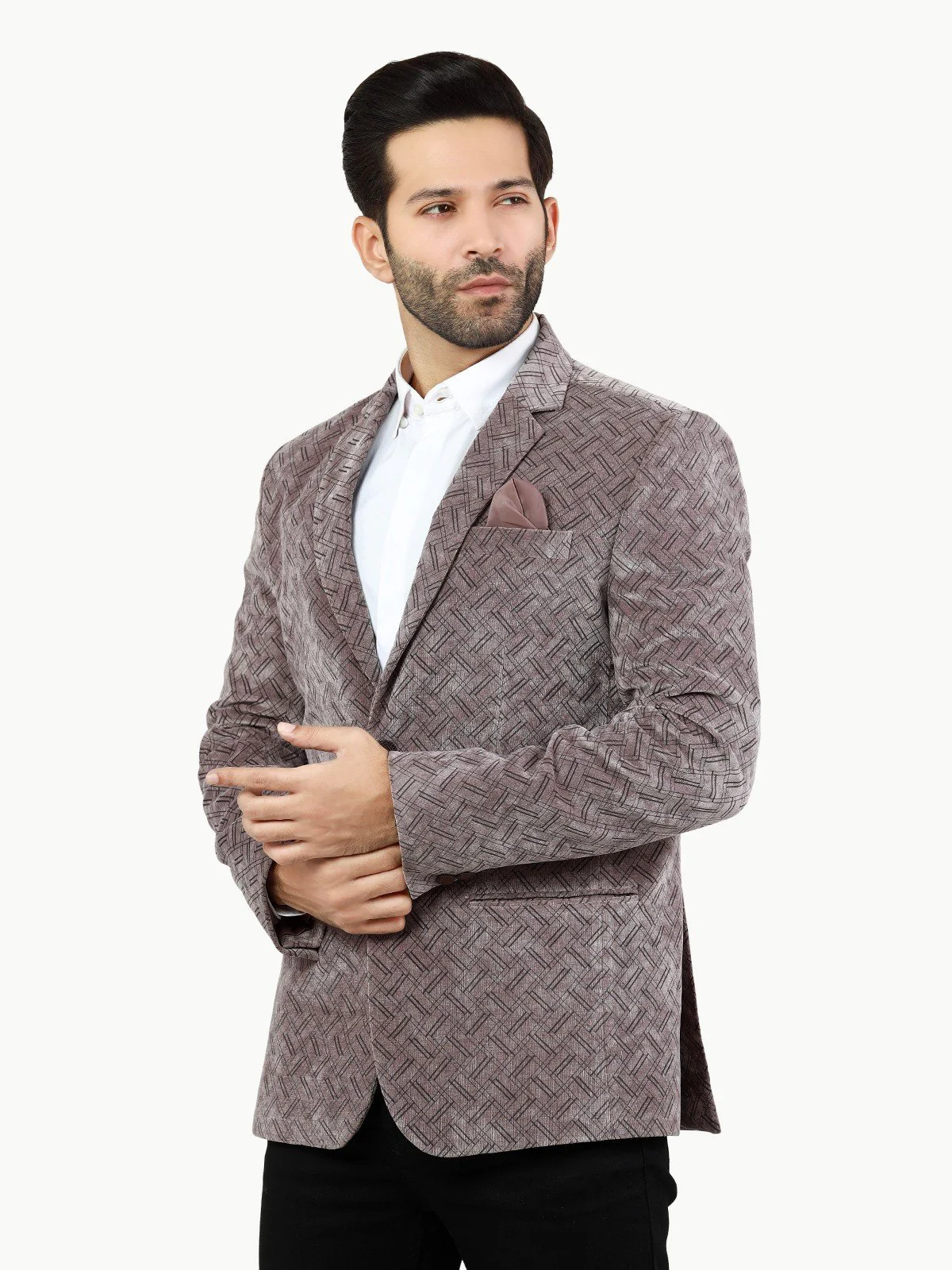 Men's Mauve Blazer - EMTB22W-6802 - Image 3