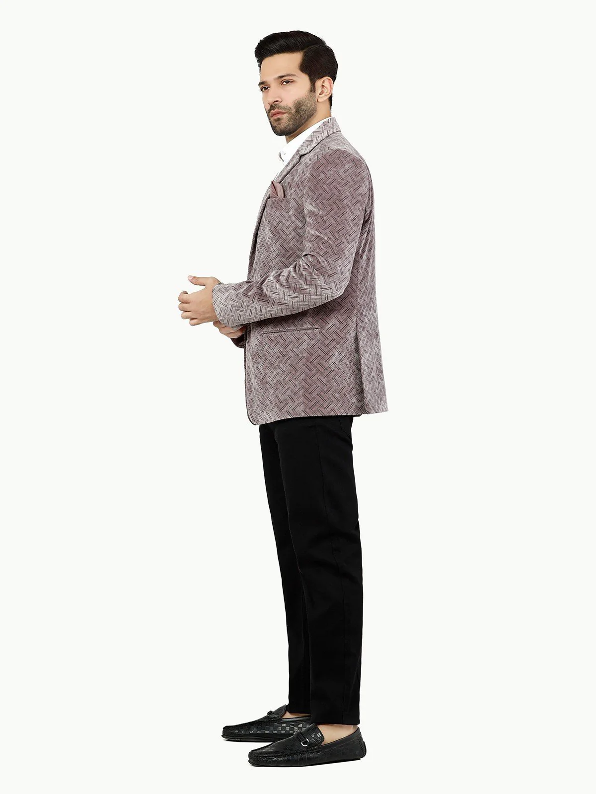 Men's Mauve Blazer - EMTB22W-6802 - Image 4