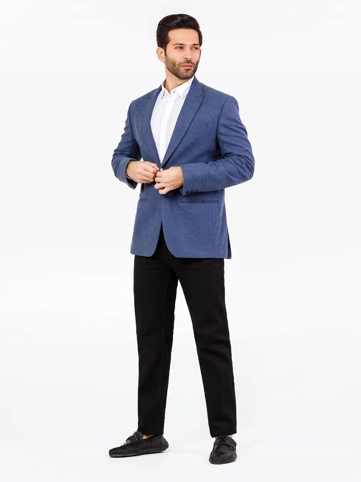 Men's Mid Blue Blazer - EMTB22W-6793 - Image 2