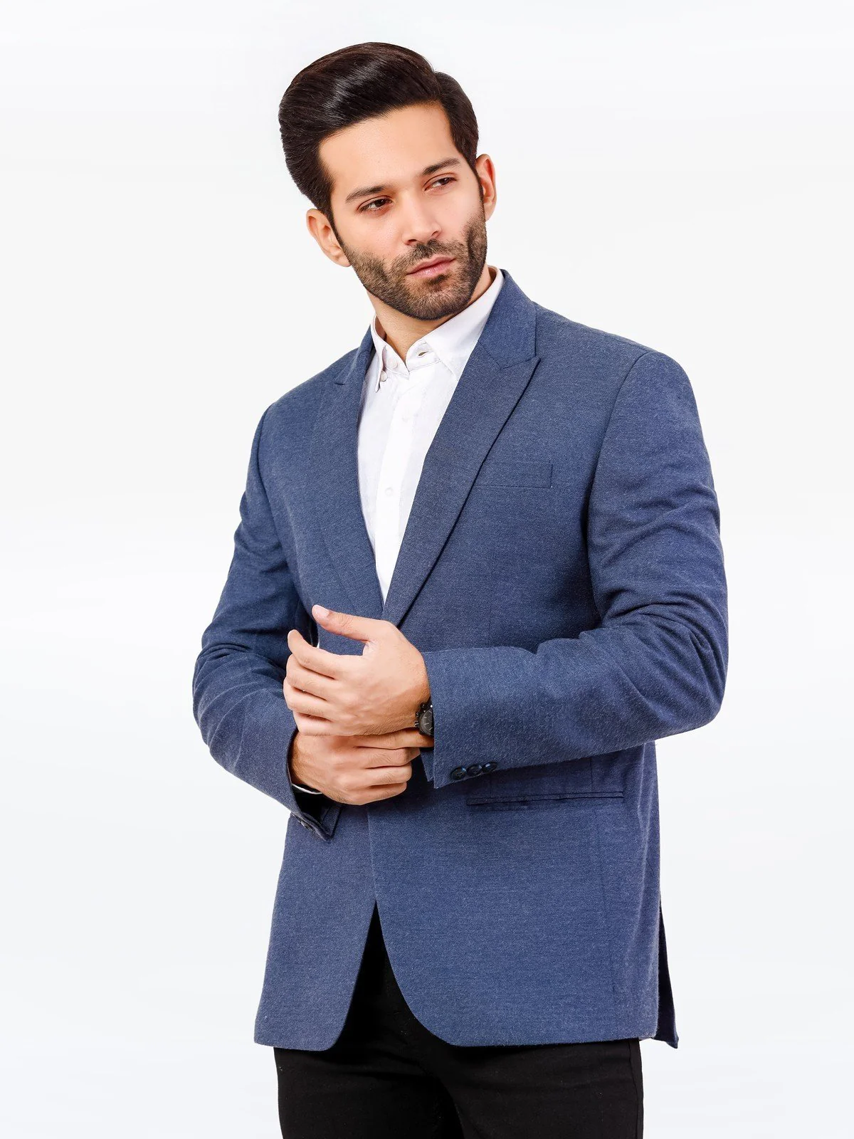 Men's Mid Blue Blazer - EMTB22W-6793 - Image 3