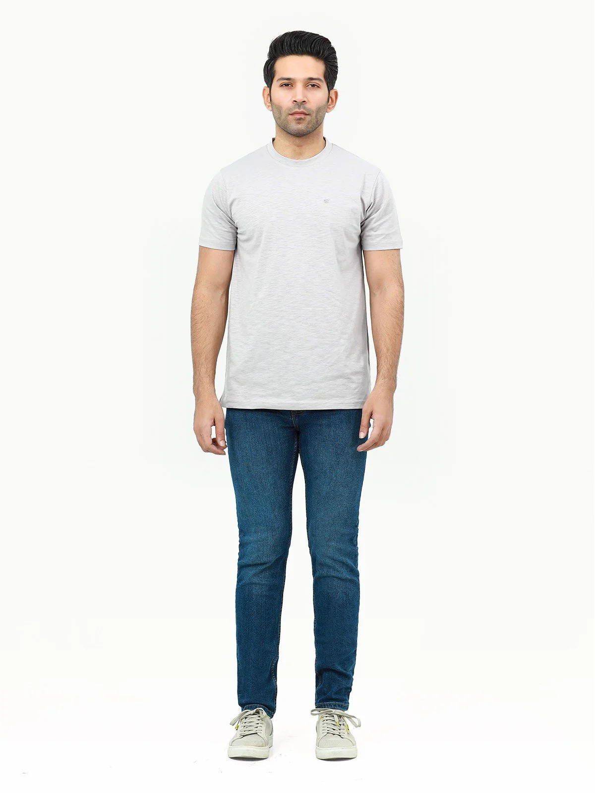 Men's Mid Blue Jeans - EMBPD22-012 - Image 2