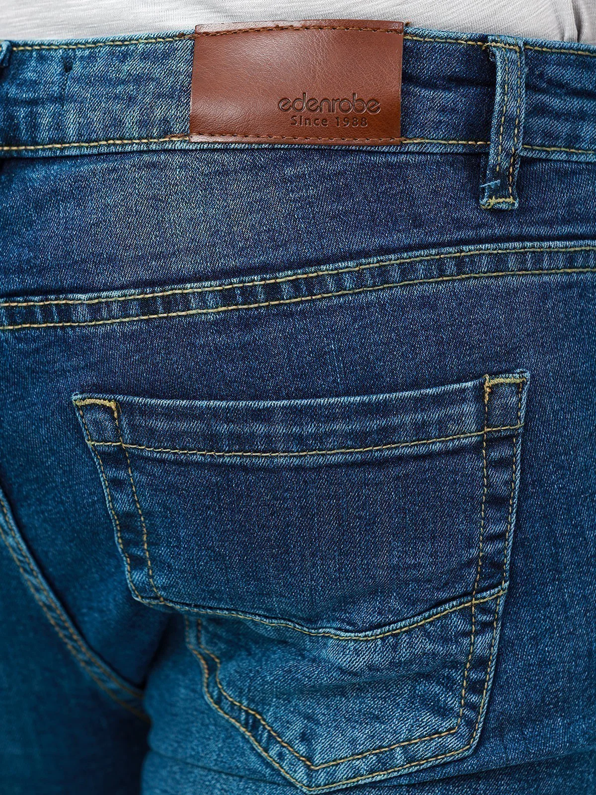 Men's Mid Blue Jeans - EMBPD22-012 - Image 5