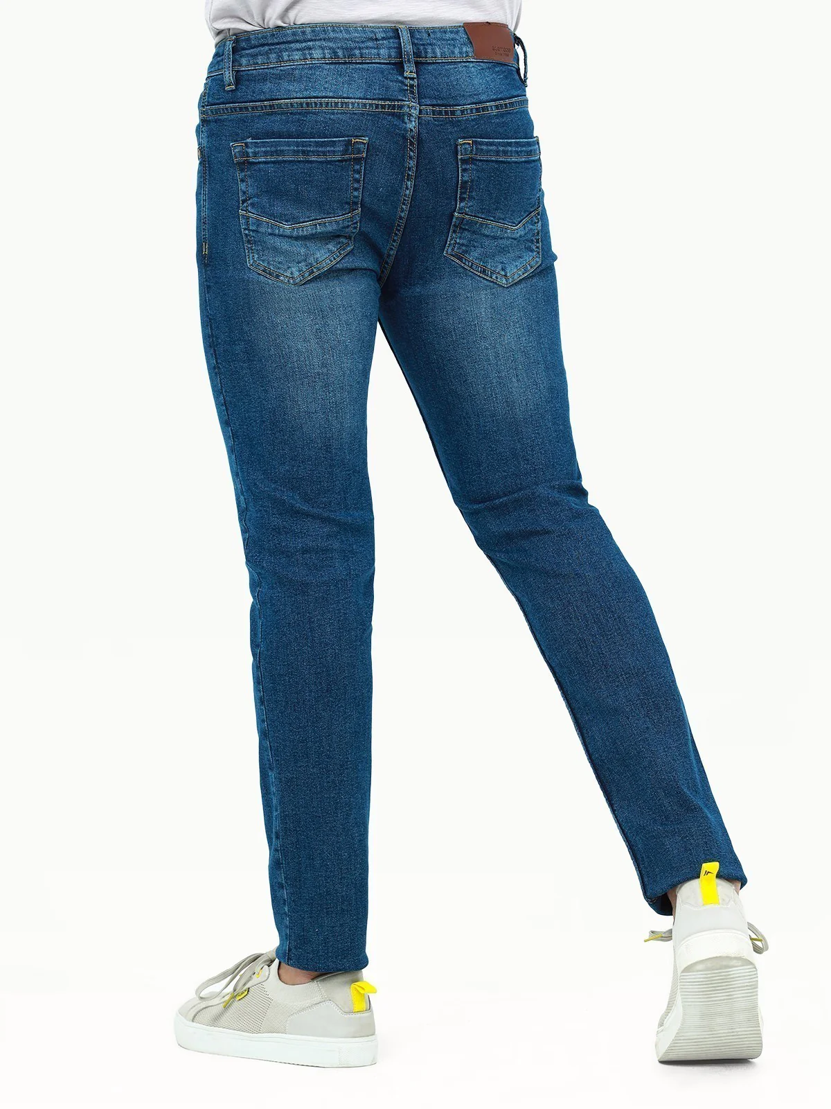 Men's Mid Blue Jeans - EMBPD22-012 - Image 6