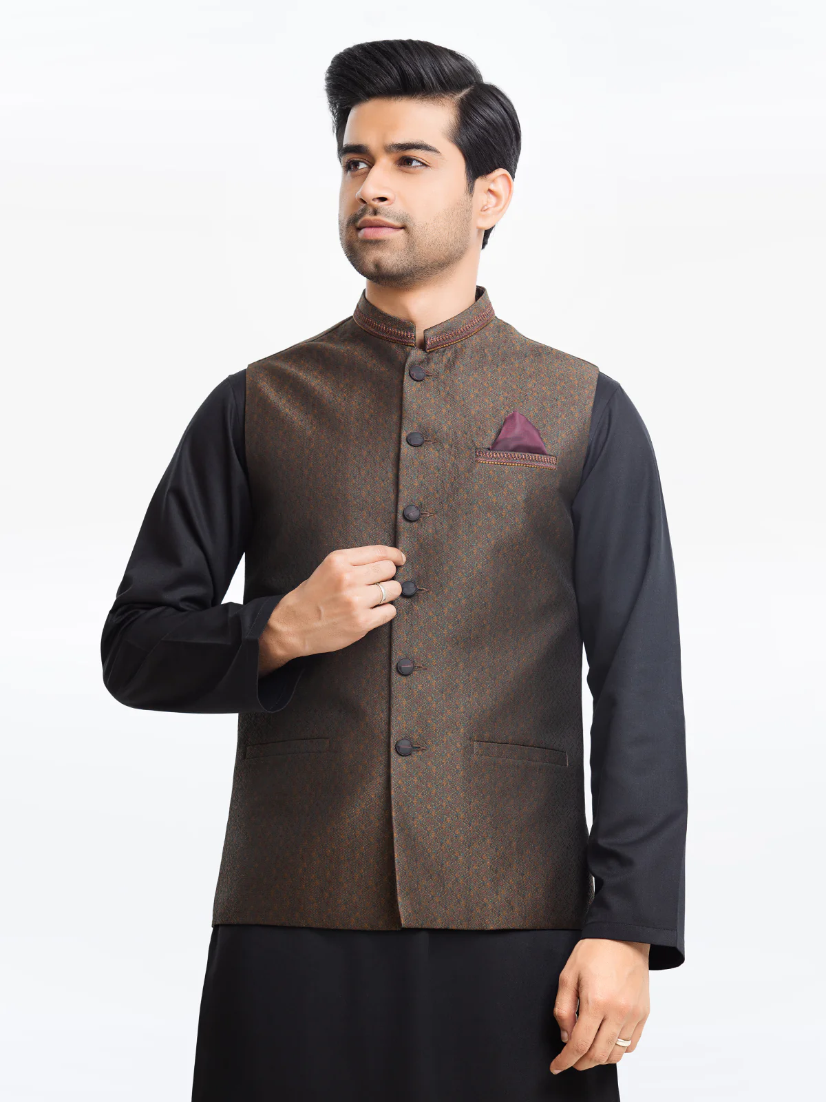 Men's Multi Waist Coat Ceremonial - EMTWCC23-158 - Image 3