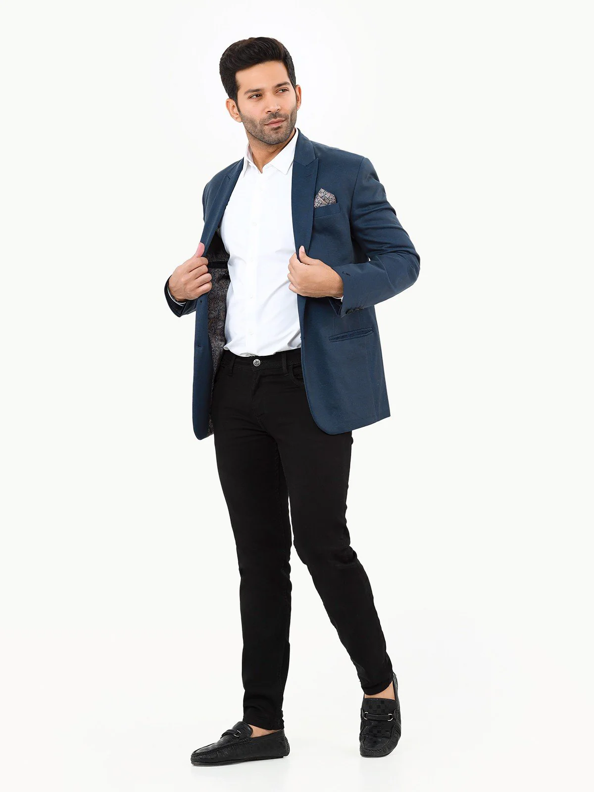 Men's Navy Blazer - EMTB22-6777 - Image 4