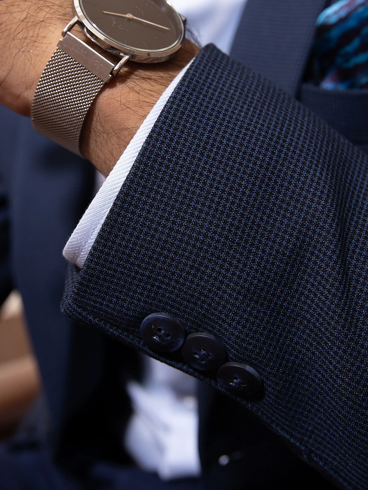 Men's Navy Blazer - EMTB22-6785 - Image 4