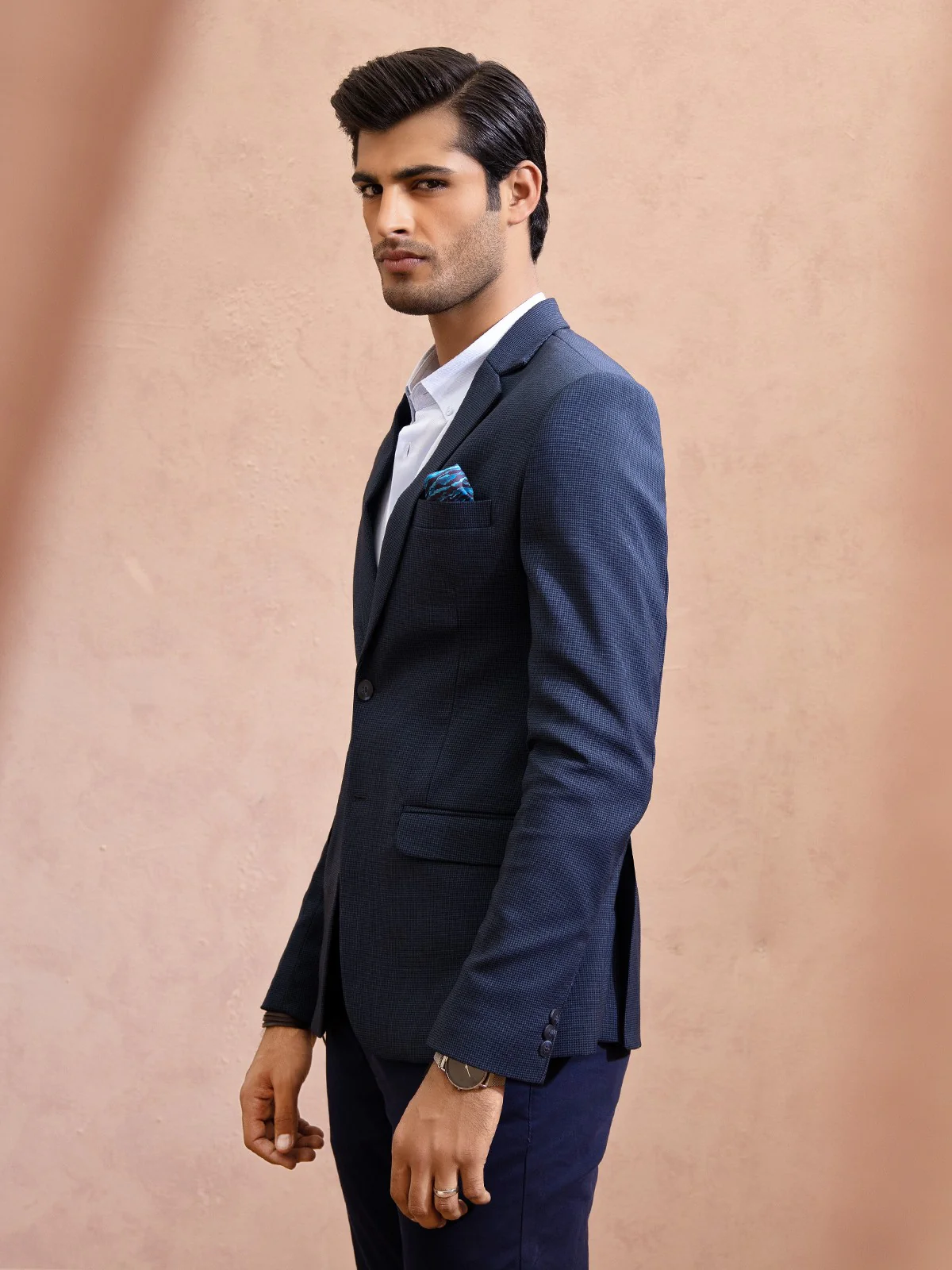 Men's Navy Blazer - EMTB22-6785 - Image 5