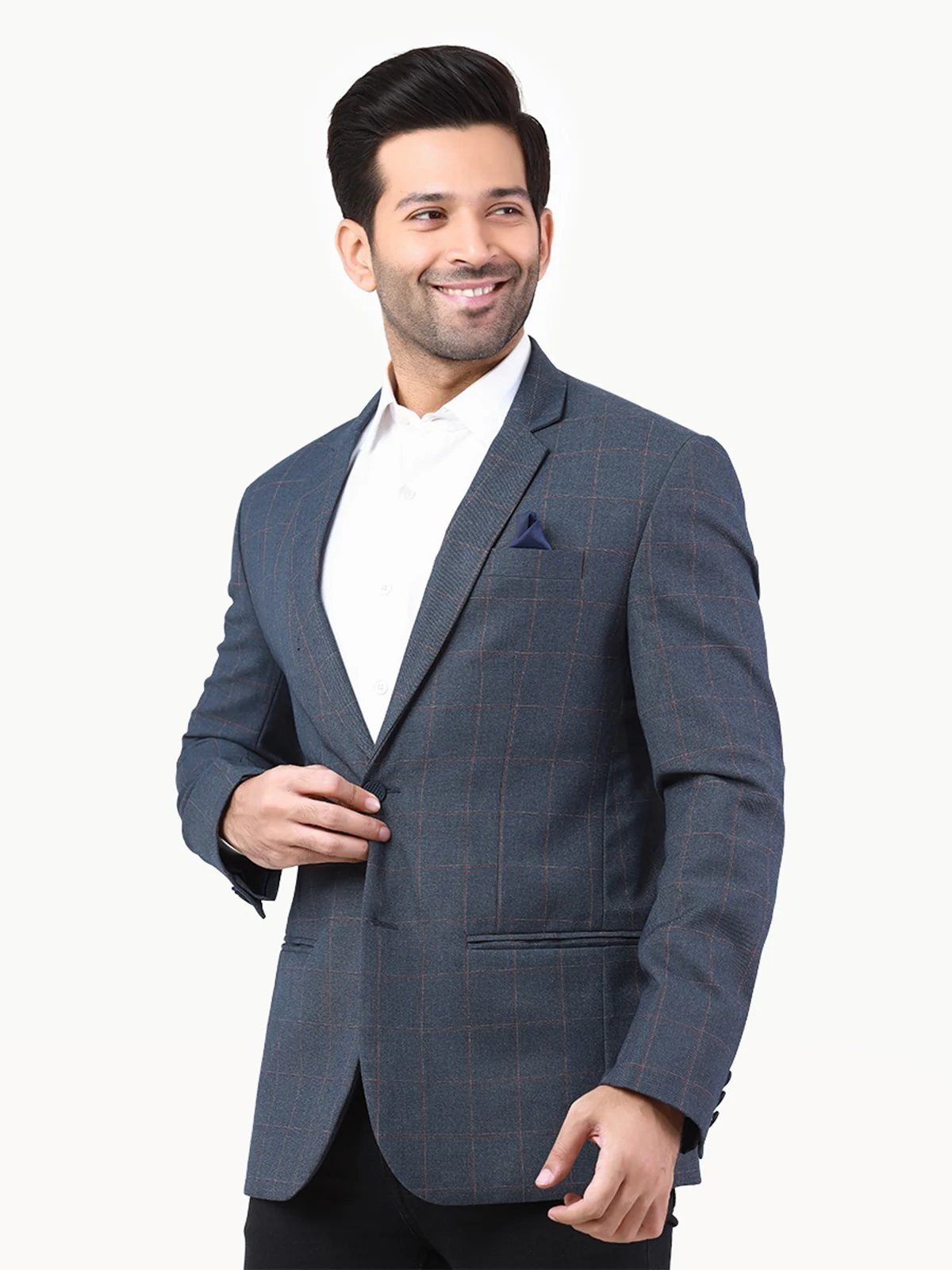 Men's Navy Blazer - EMTB22W-6797 - Image 2