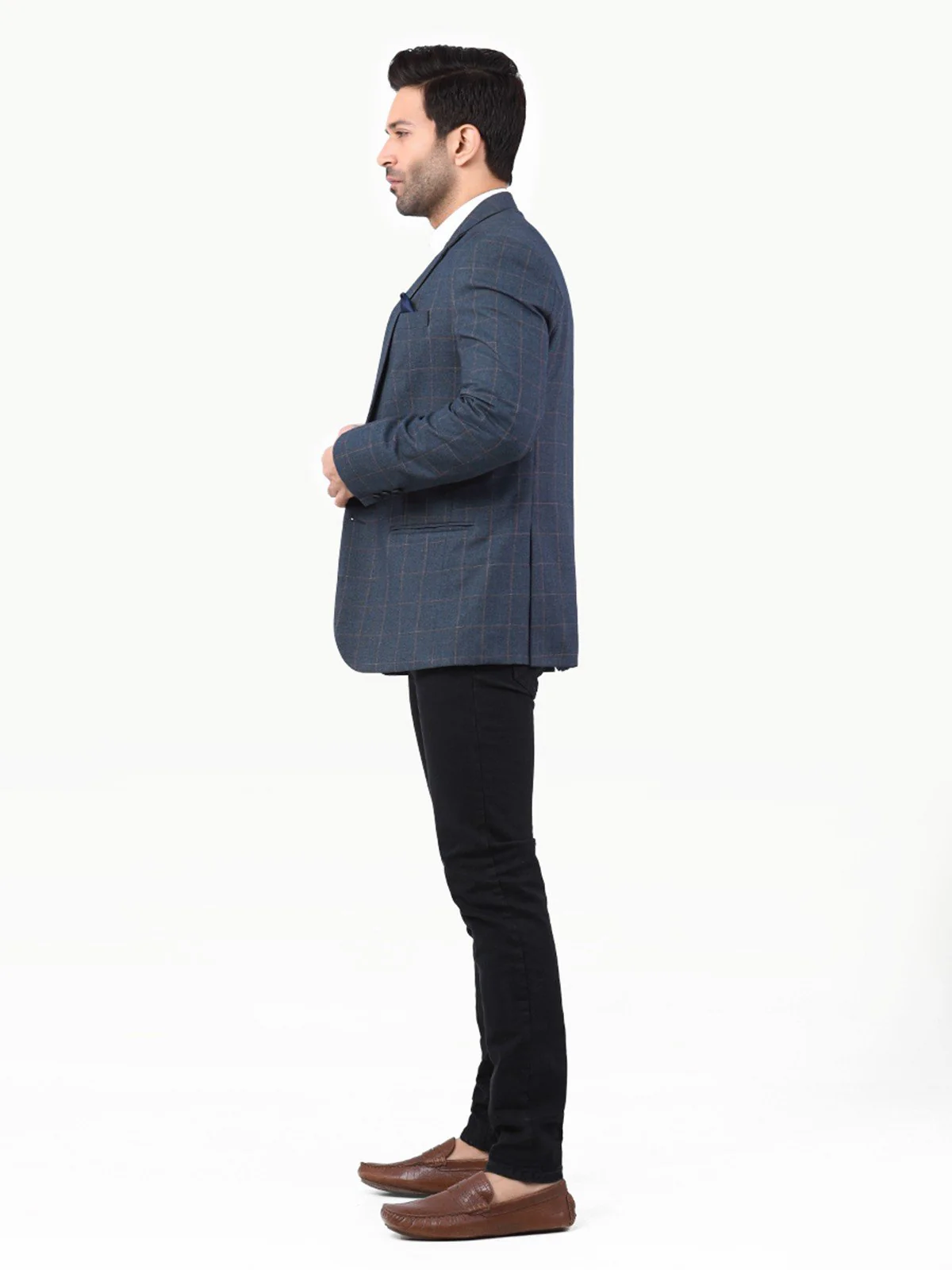 Men's Navy Blazer - EMTB22W-6797 - Image 3