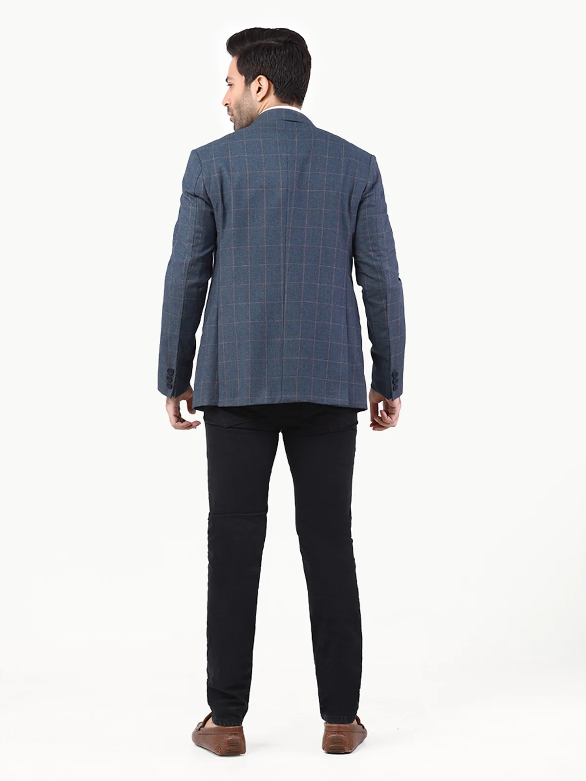 Men's Navy Blazer - EMTB22W-6797 - Image 4