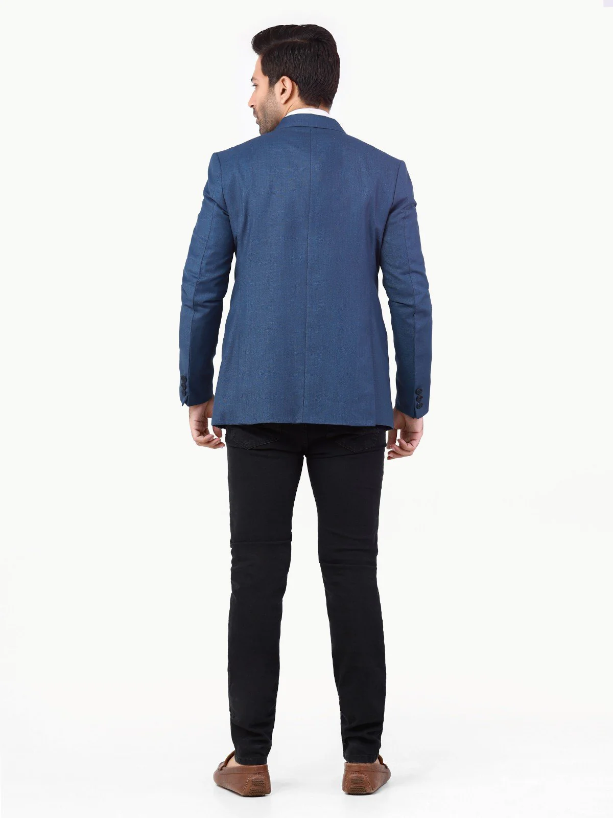 Men's Navy Blue Blazer - EMTB22-6800 - Image 5