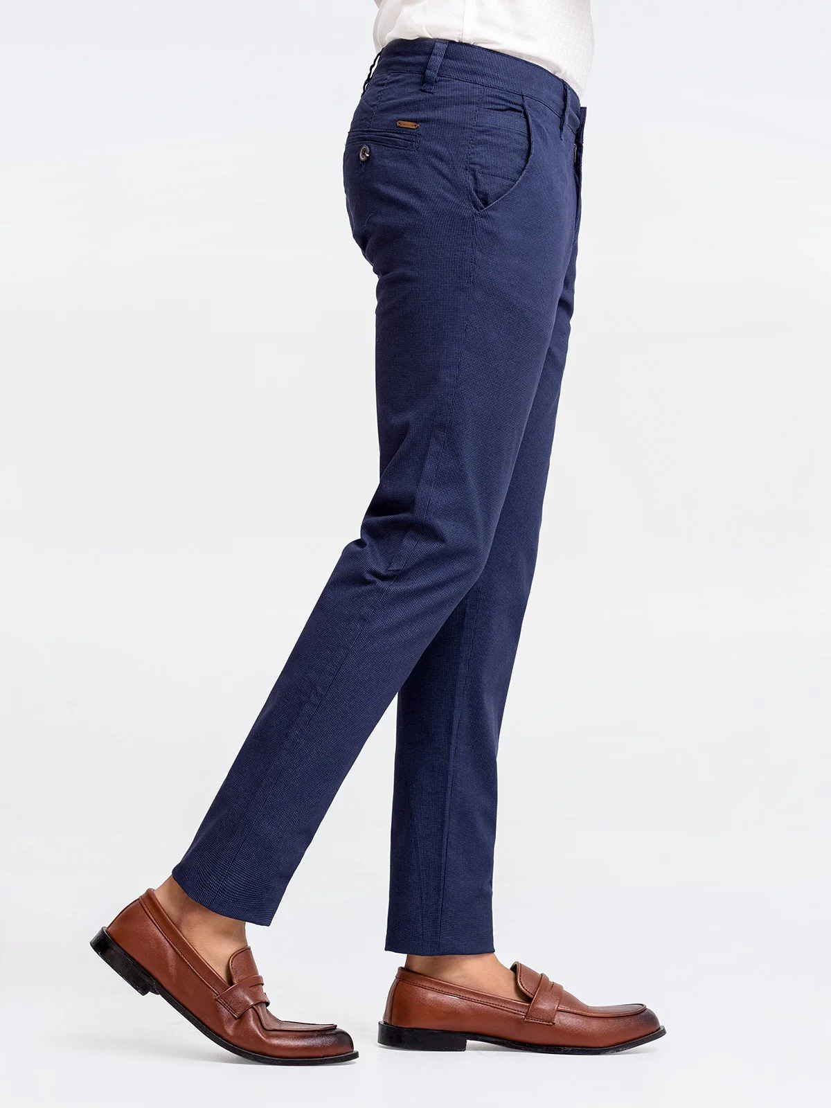 Men's Navy Blue Chino Pant - EMBCP22-011 - Image 3