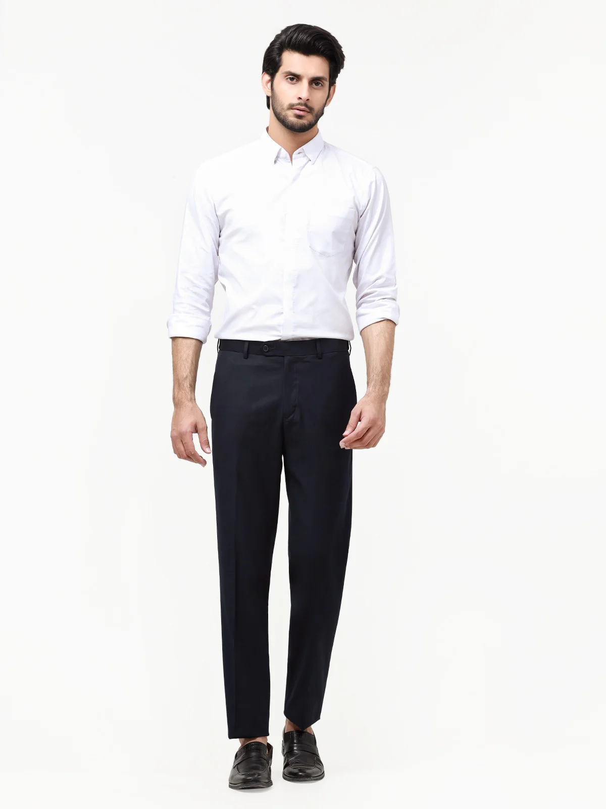 Men's Navy Blue Pant - EMBPF22-15240 - Image 2