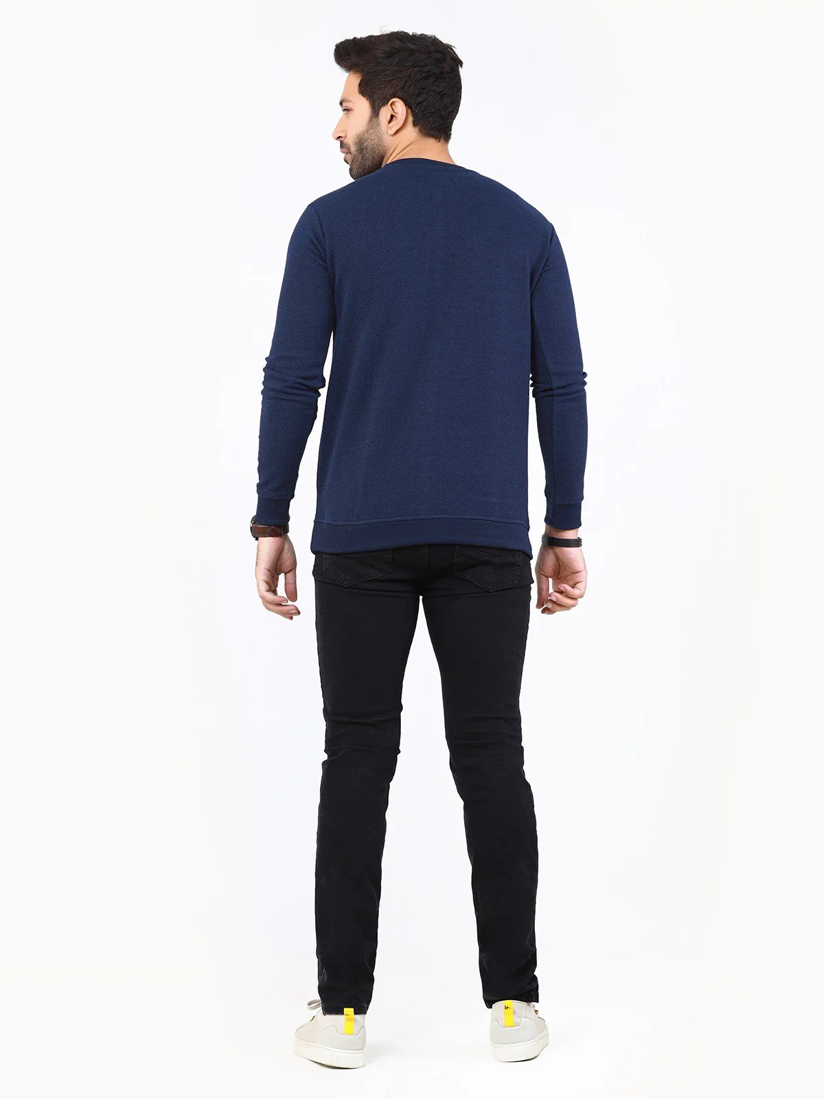 Men's Navy Blue SweatShirt - EMTSS22-006 - Image 5