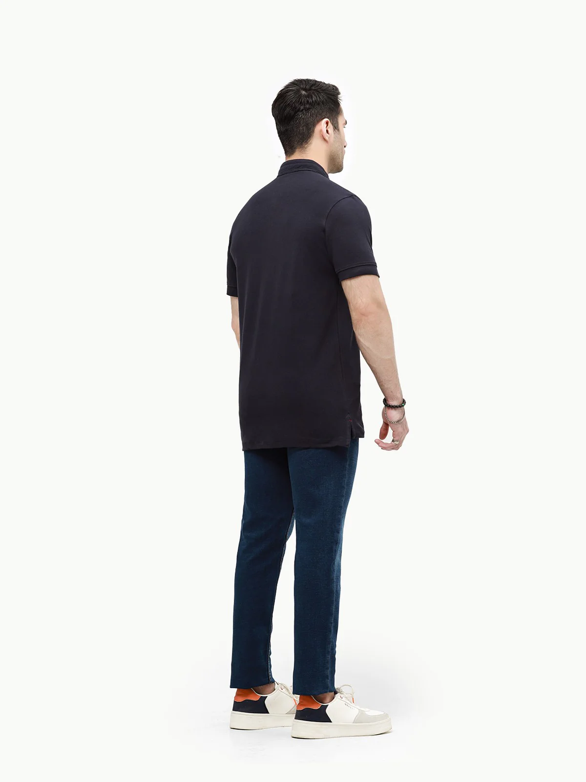 Men's Navy Polo Shirt - EMTPS23-019 - Image 4