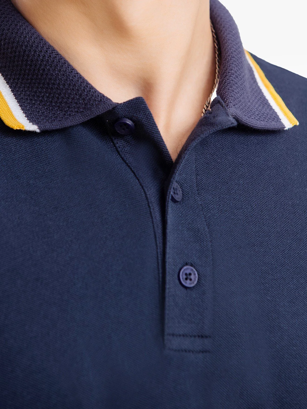 Men's Navy Polo Shirt - EMTPS23-044 - Image 5