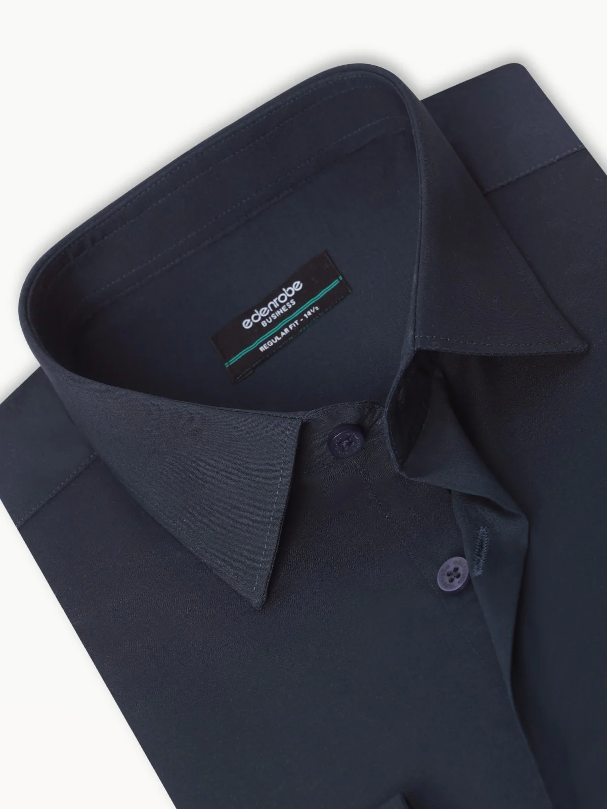 Men's Navy Shirt Plain - EMTSB23-148 - Image 3