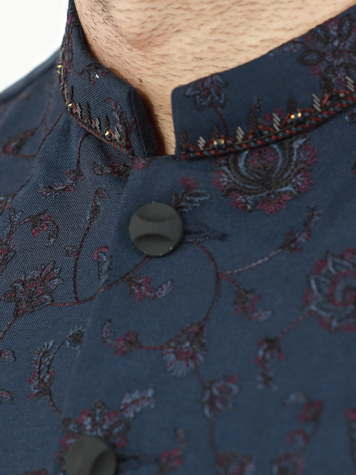 Men's Navy Waist Coat Ceremonial - EMTWCC22-147 - Image 4