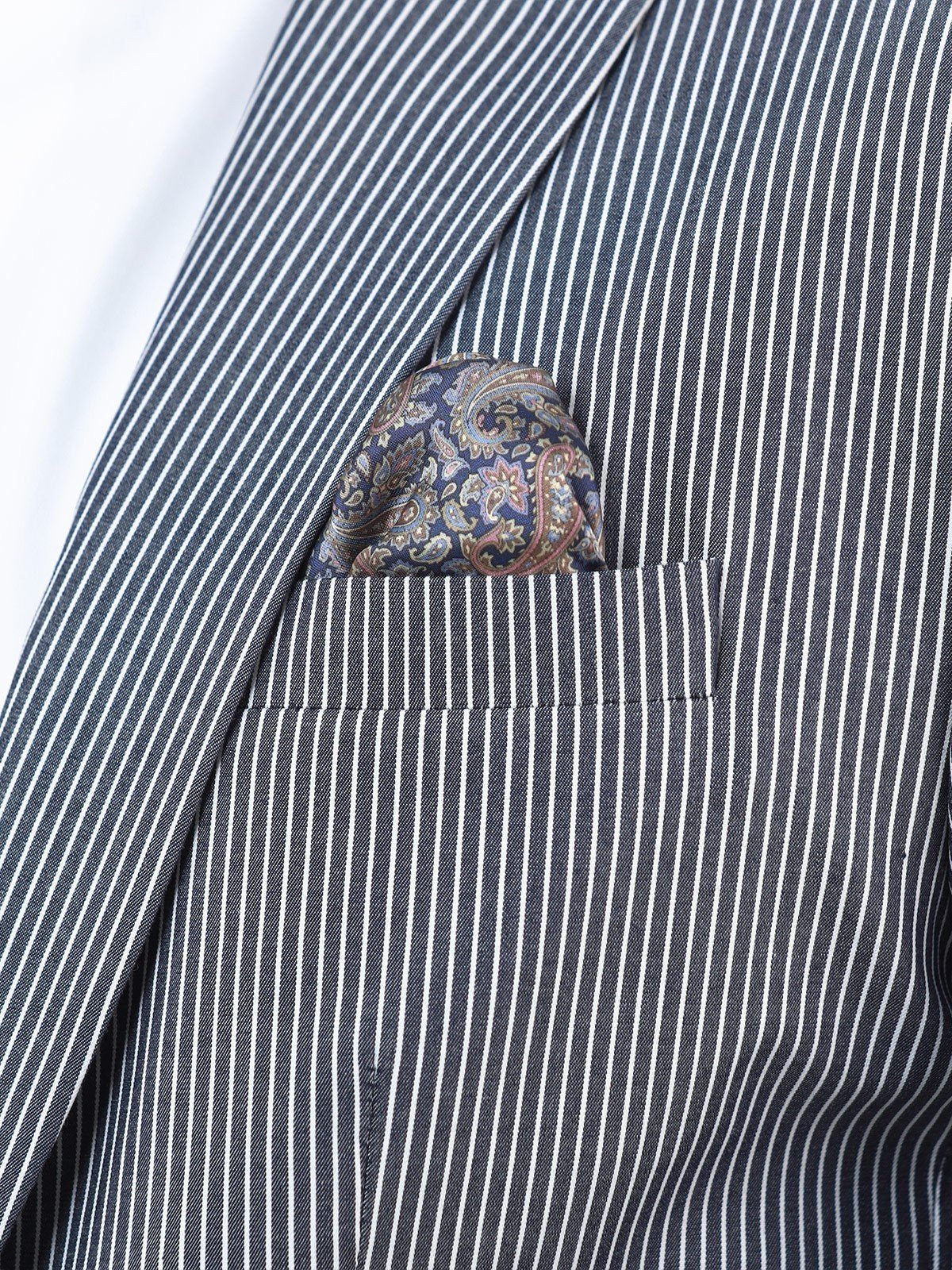 Men's Navy & White Blazer - EMTB22-6778 - Image 4