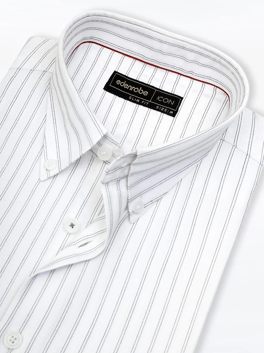 Men's Off White Shirt - EMTSI23L-50672 - Image 3