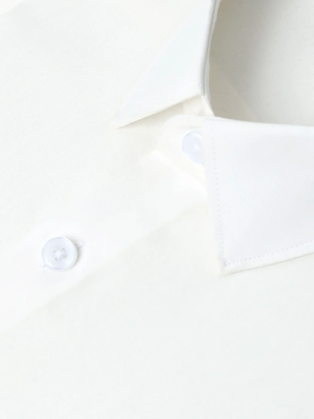 Men's Off White Shirt Plain - EMTSB22-125 - Image 3