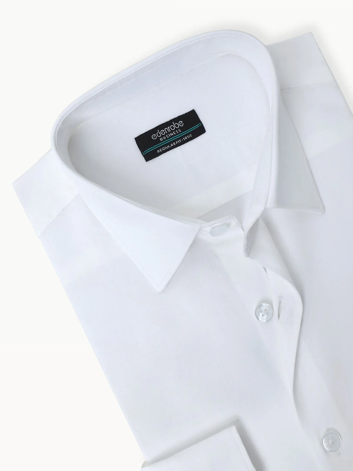 Men's Off White Shirt Plain - EMTSB22-141 - Image 4