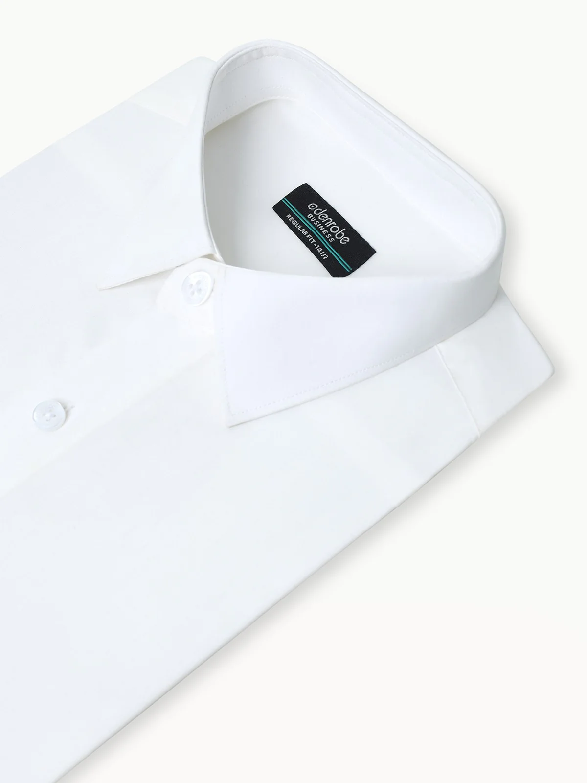 Men's Off White Shirt Plain - EMTSB22-145 - Image 2