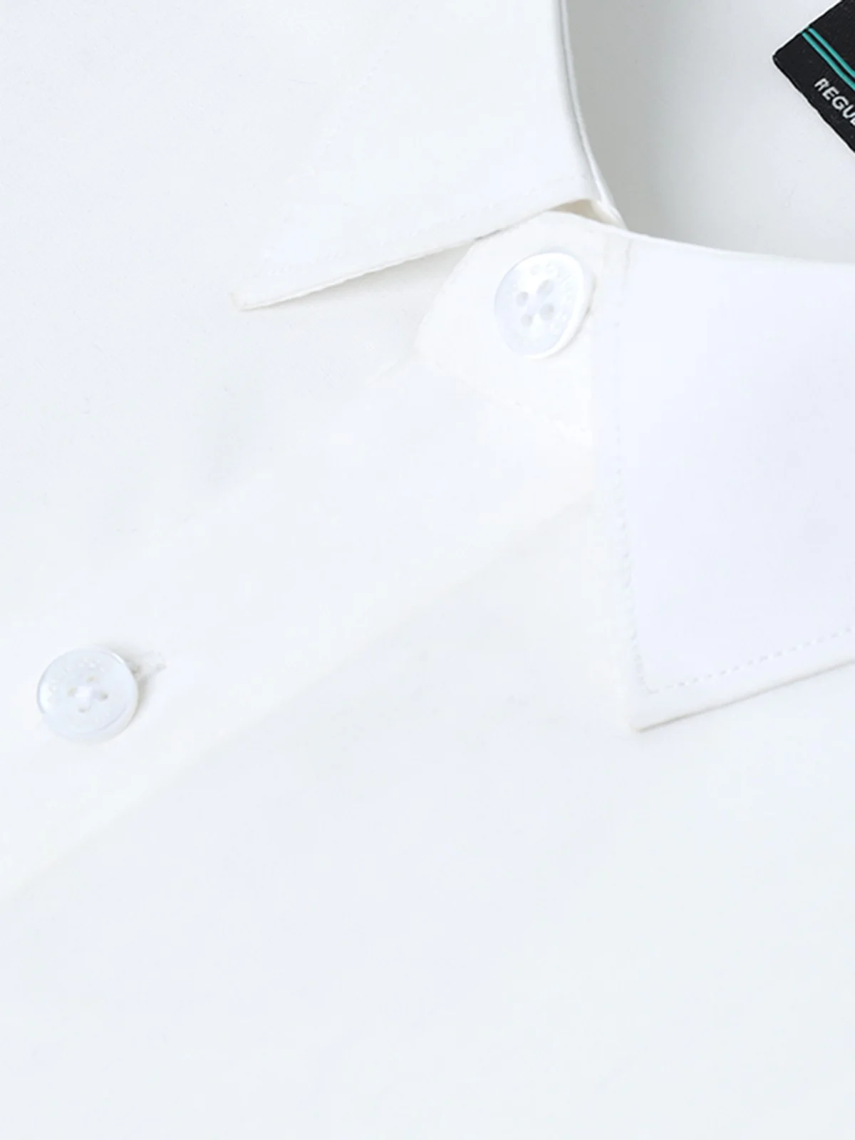 Men's Off White Shirt Plain - EMTSB22-145 - Image 3