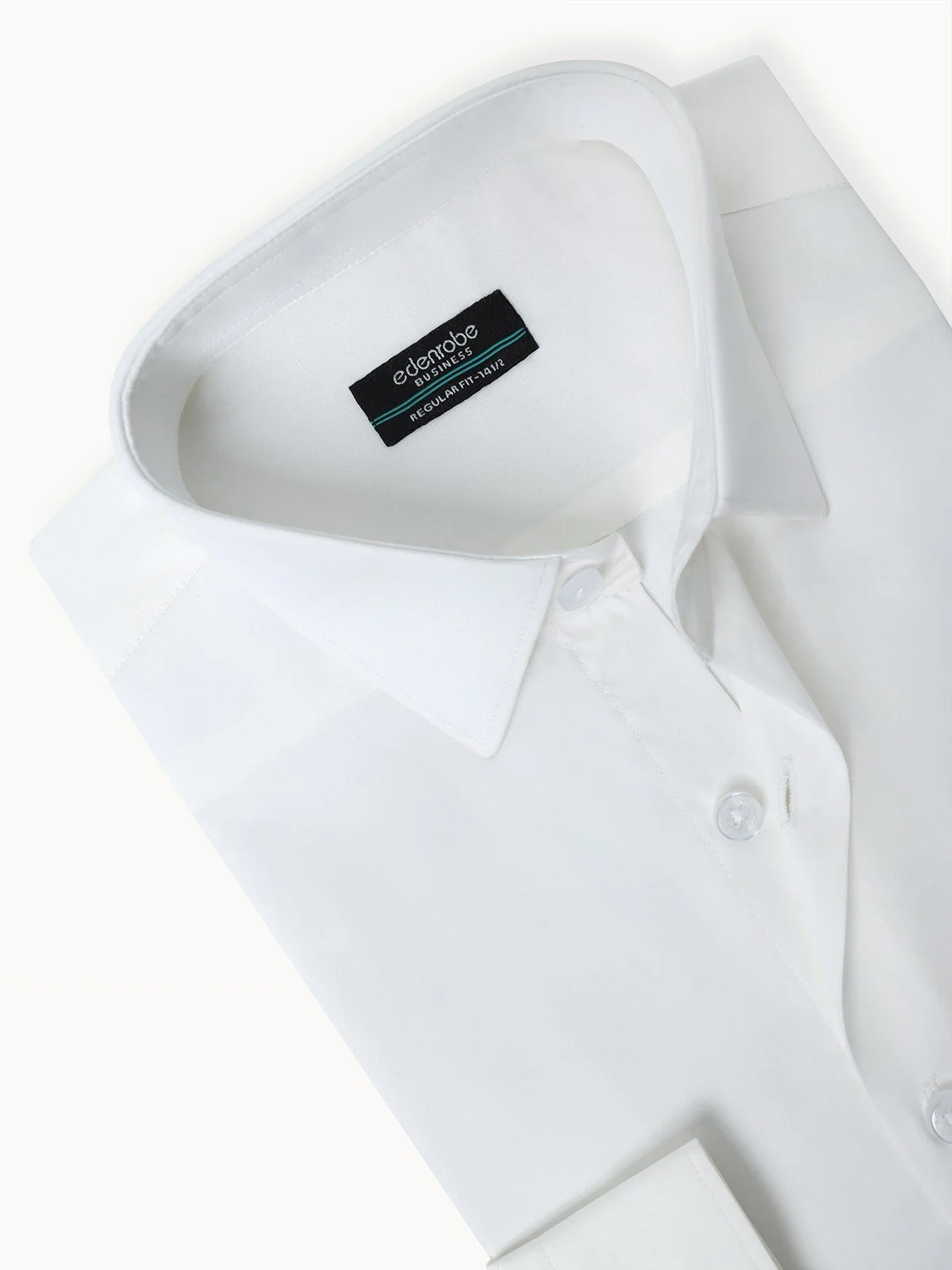 Men's Off White Shirt Plain - EMTSB22-145 - Image 4