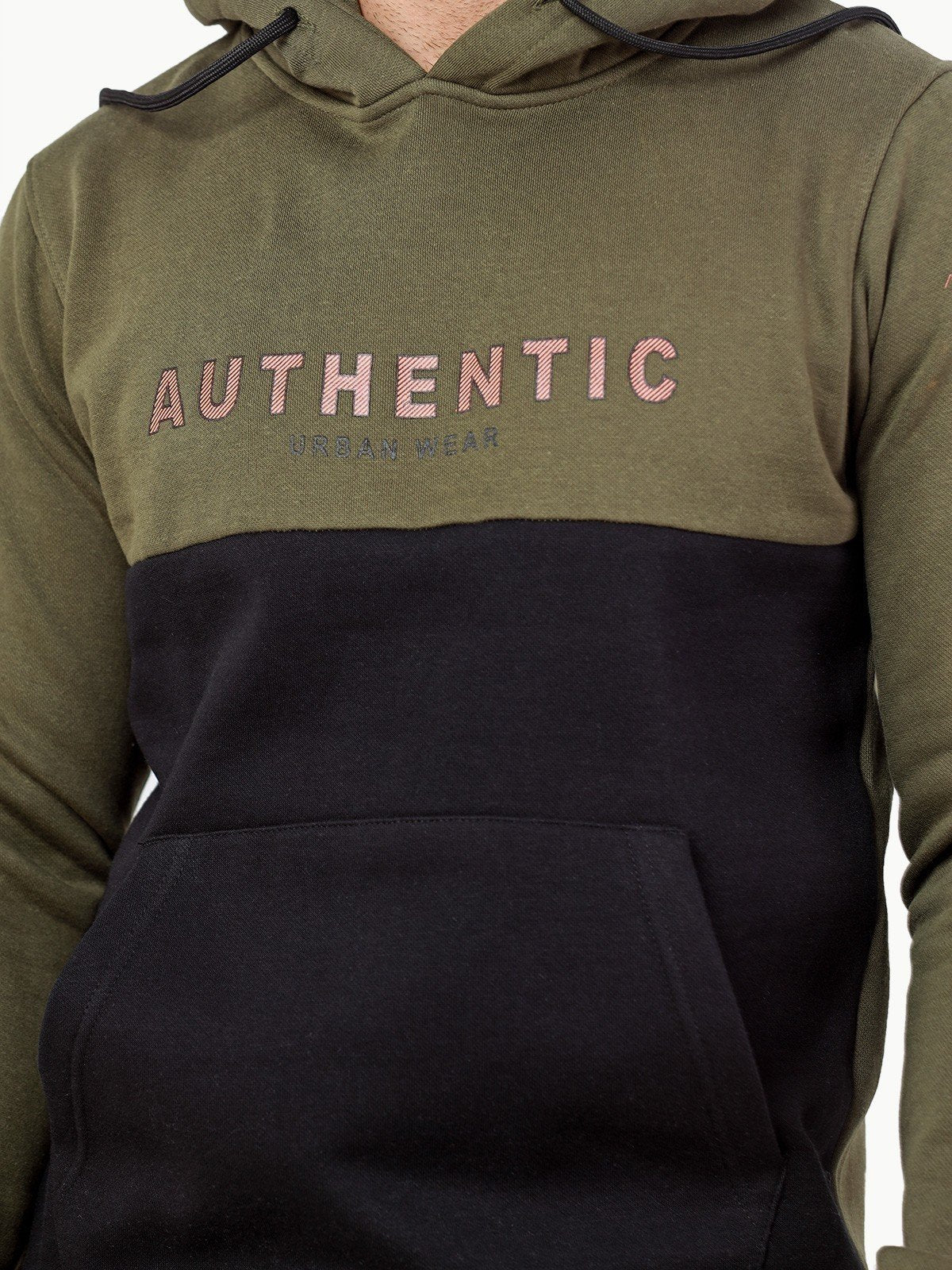 Men's Olive Green Hoodie - EMTH22-002 - Image 5