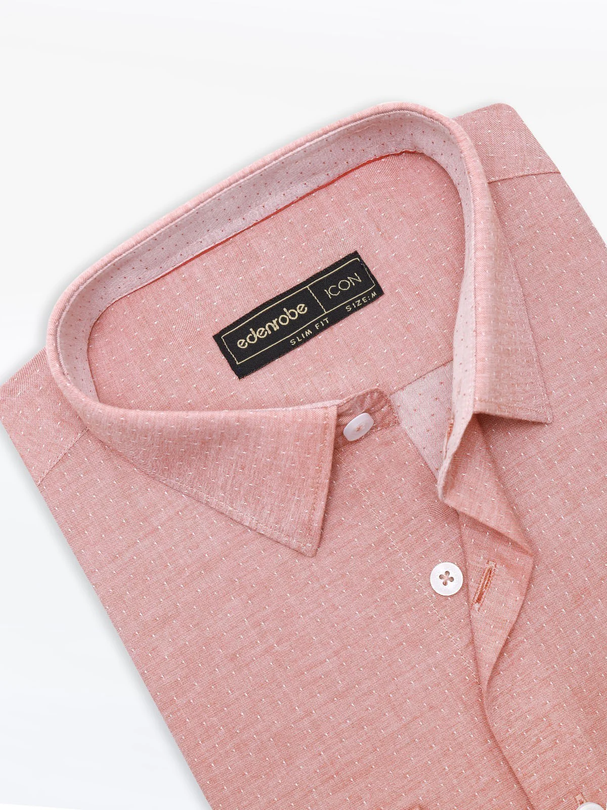 Men's Peach Shirt - EMTSI23-50293 - Image 3