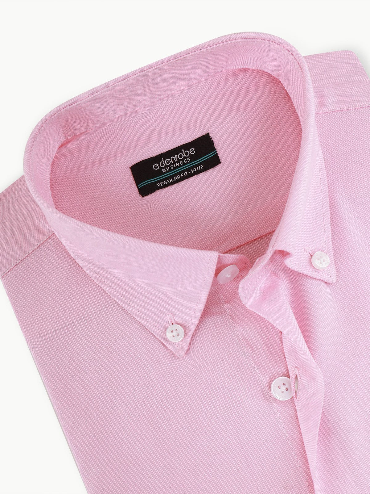 Men's Pink Shirt Plain - EMTSB22-098 - Image 4