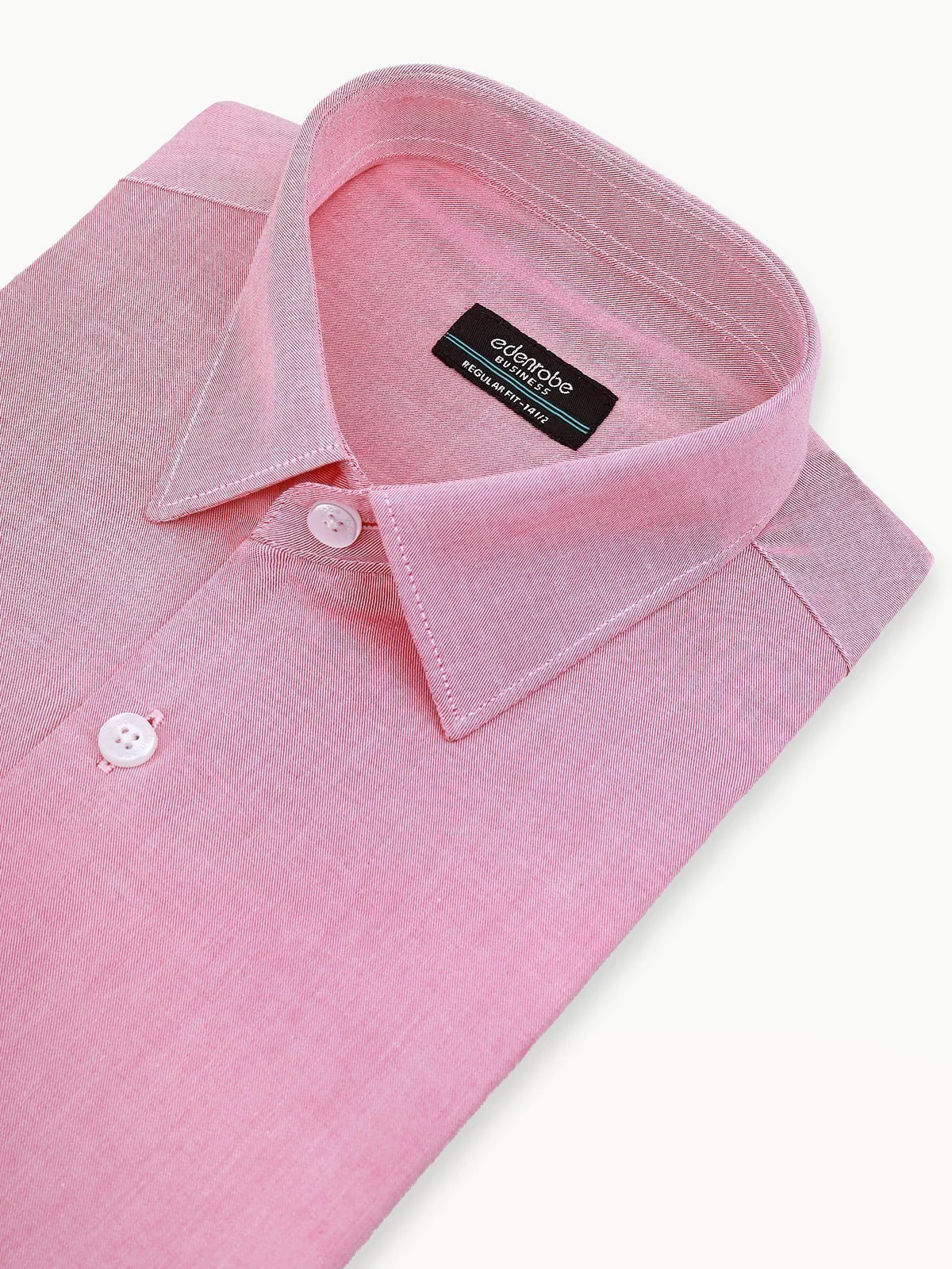 Men's Pink Shirt Plain - EMTSB22-099 - Image 2