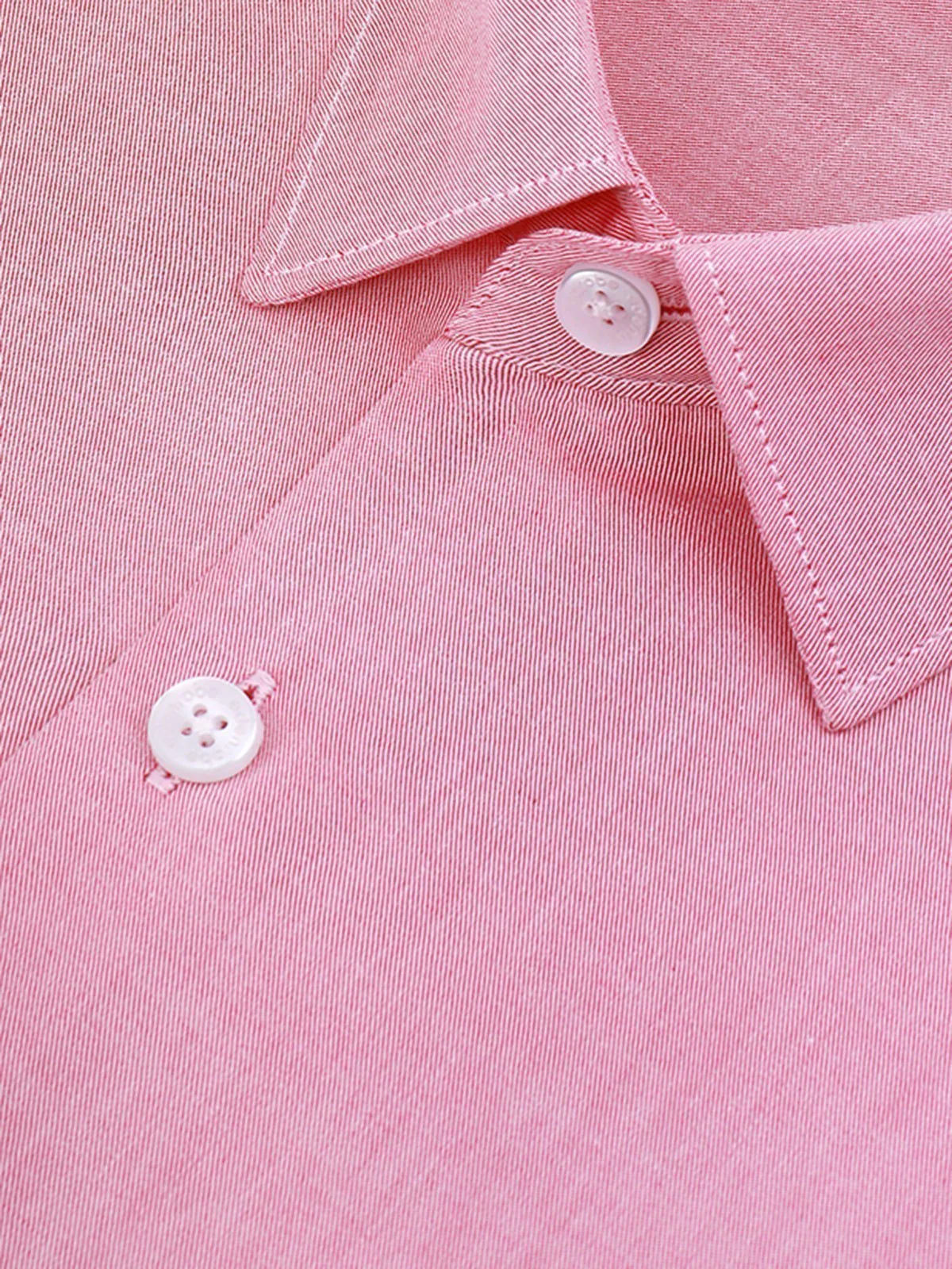 Men's Pink Shirt Plain - EMTSB22-099 - Image 3