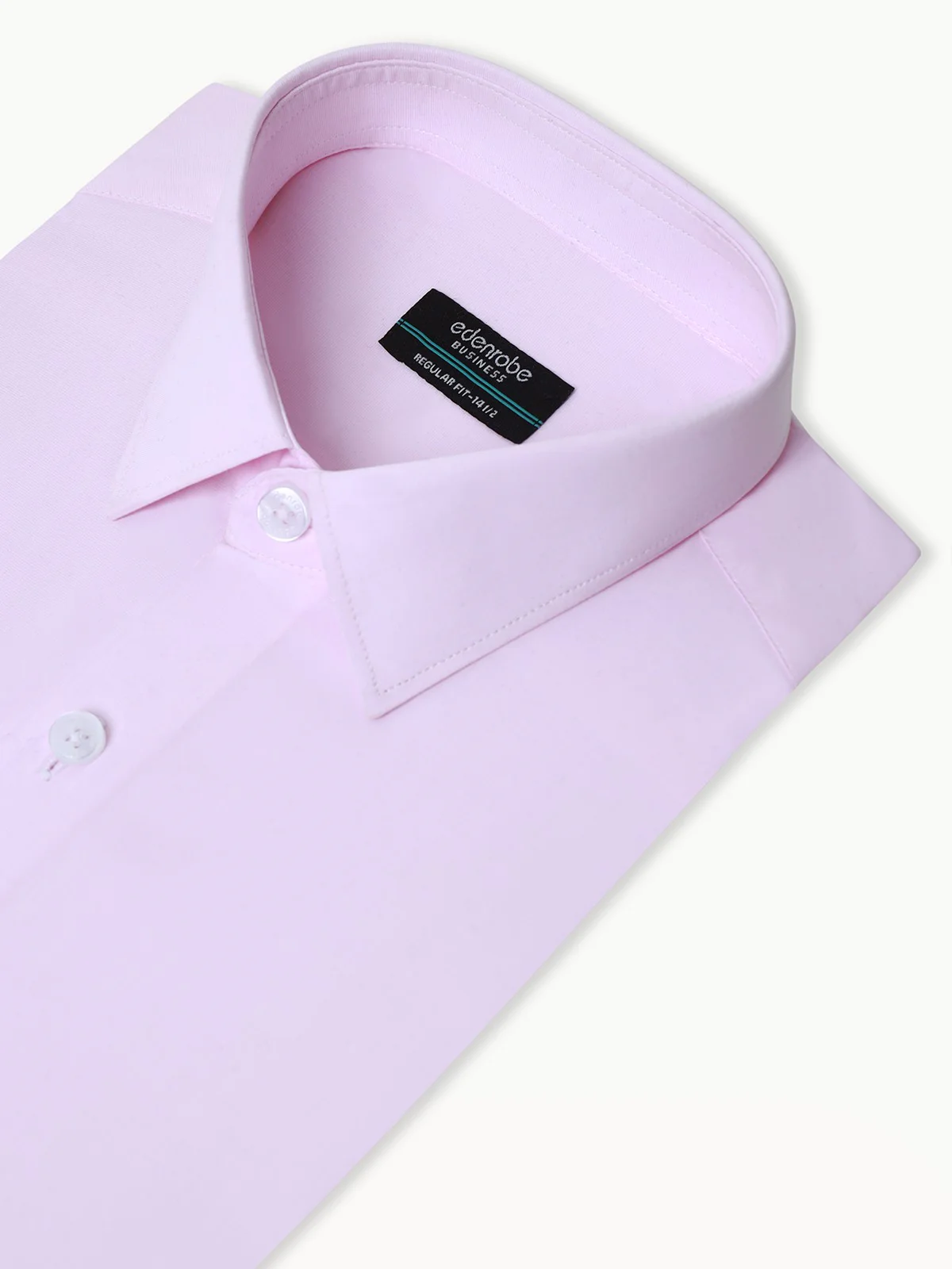 Men's Pink Shirt Plain - EMTSB22-126 - Image 2