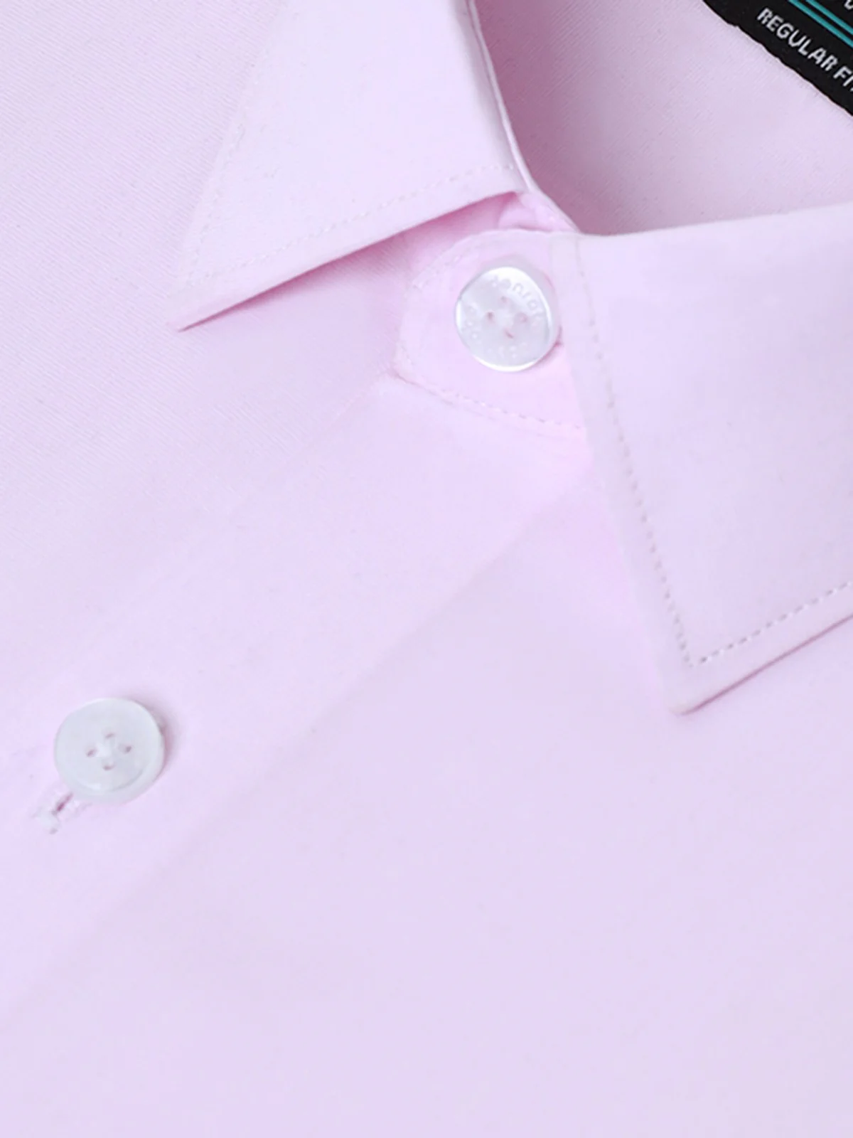 Men's Pink Shirt Plain - EMTSB22-126 - Image 3