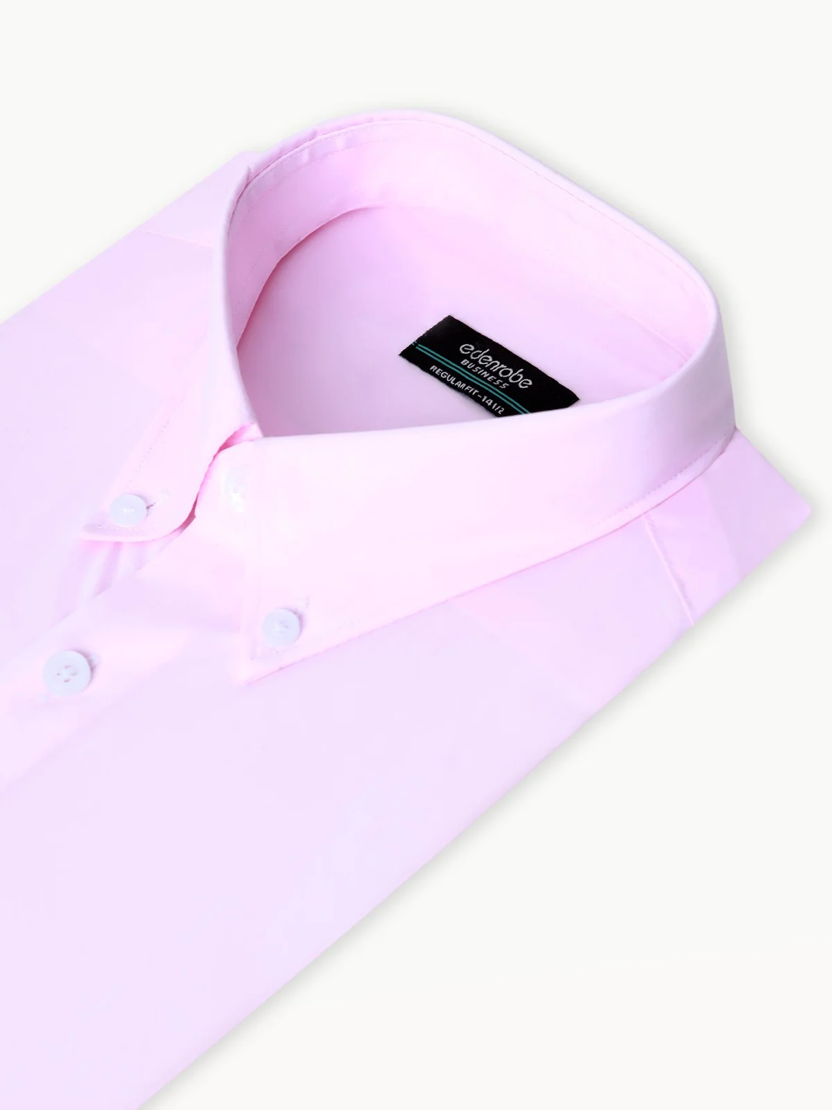 Men's Pink Shirt Plain - EMTSB22-135 - Image 2