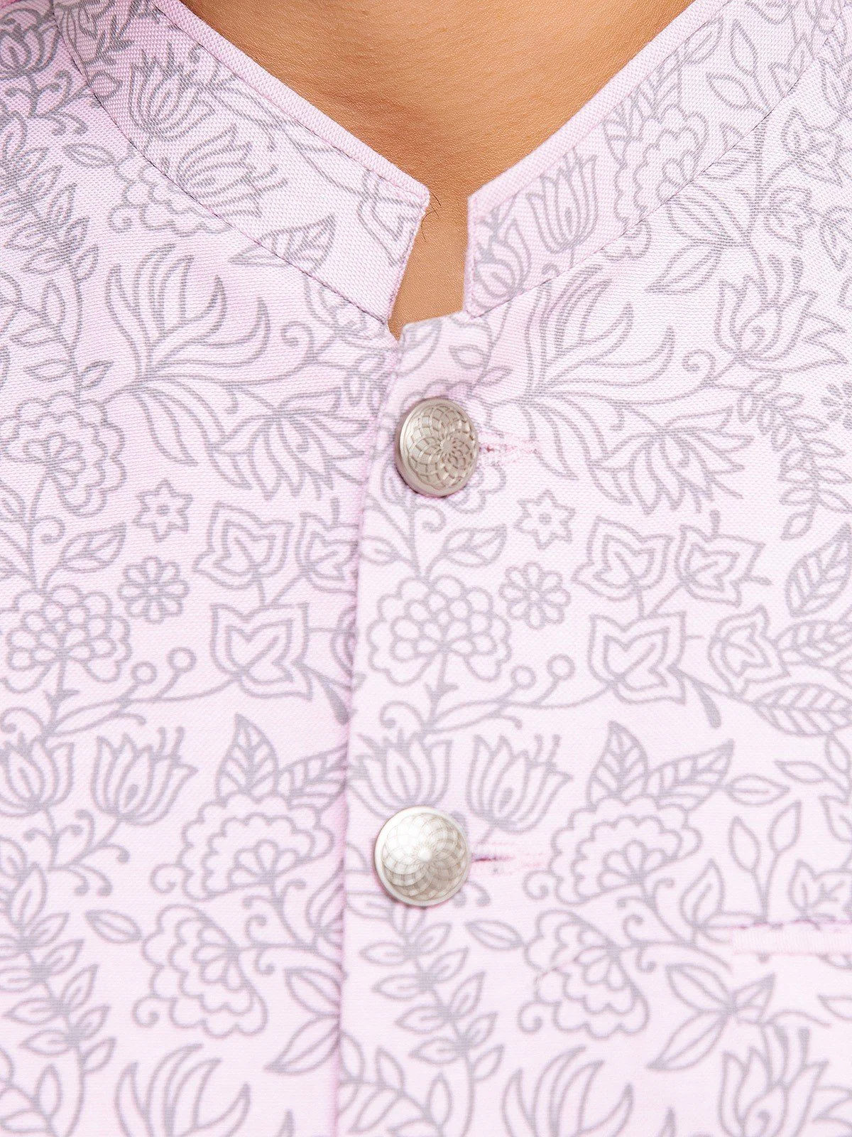 Men's Pink Waist Coat - EMTWC23-35873 - Image 4