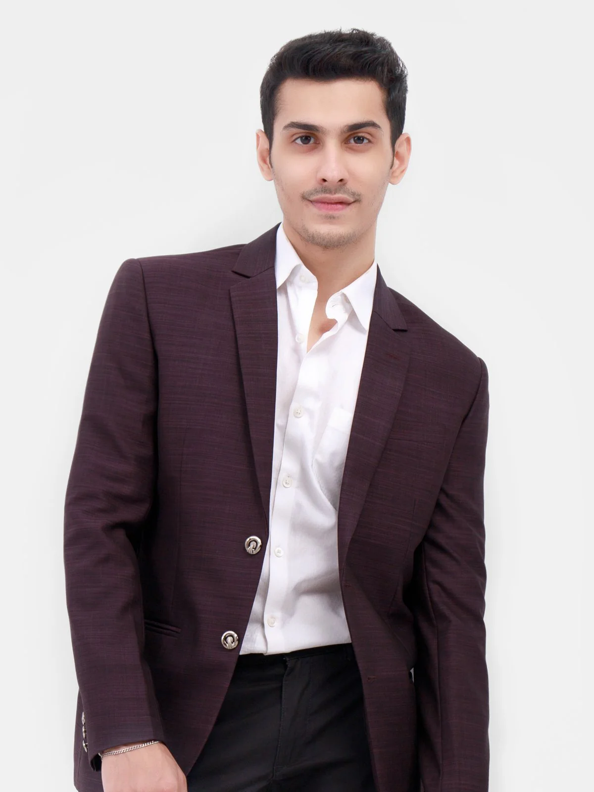Men's Plum Blazer - EMTB22-6763 - Image 4