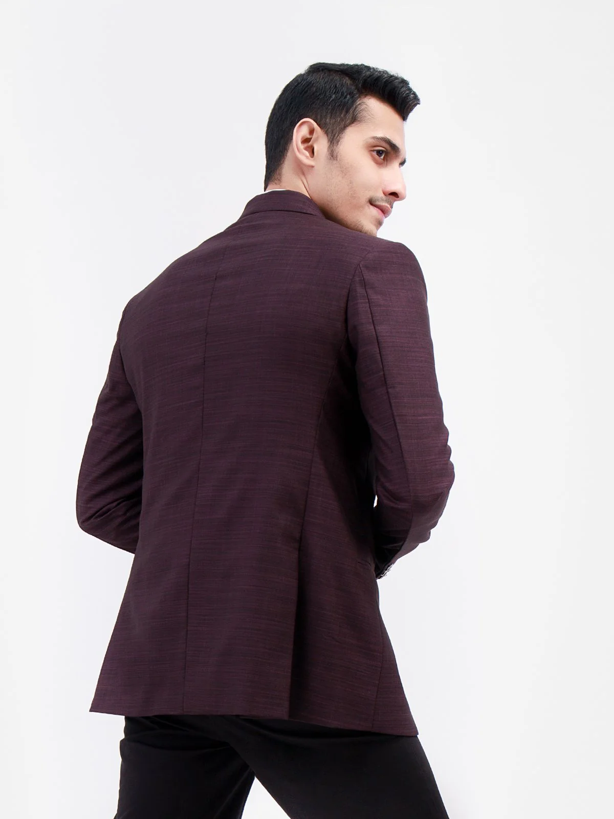 Men's Plum Blazer - EMTB22-6763 - Image 5