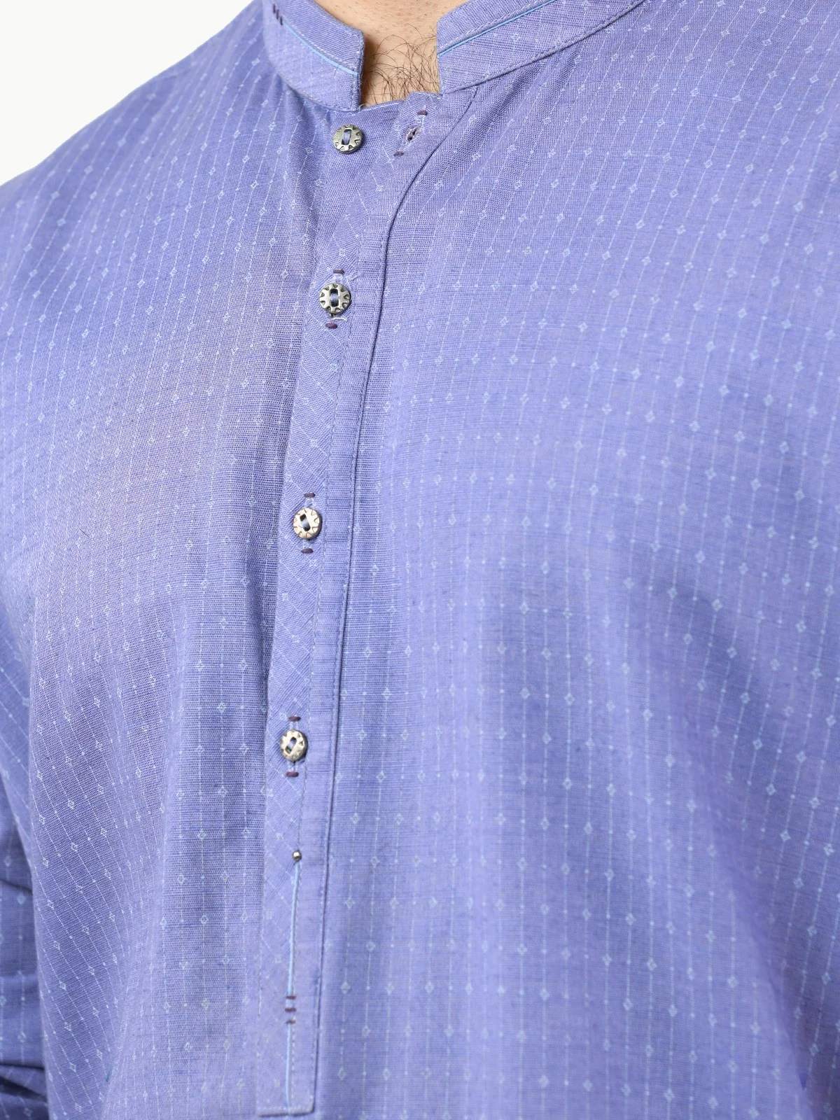 Men's Purple Kurta - EMTK22-99224 - Image 4