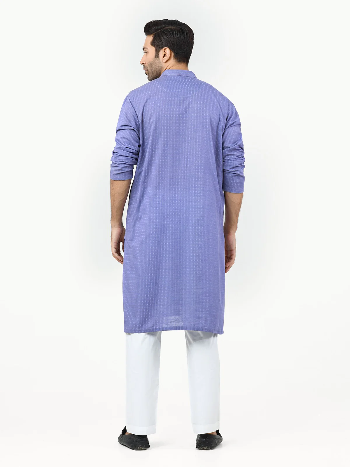 Men's Purple Kurta - EMTK22-99224 - Image 5