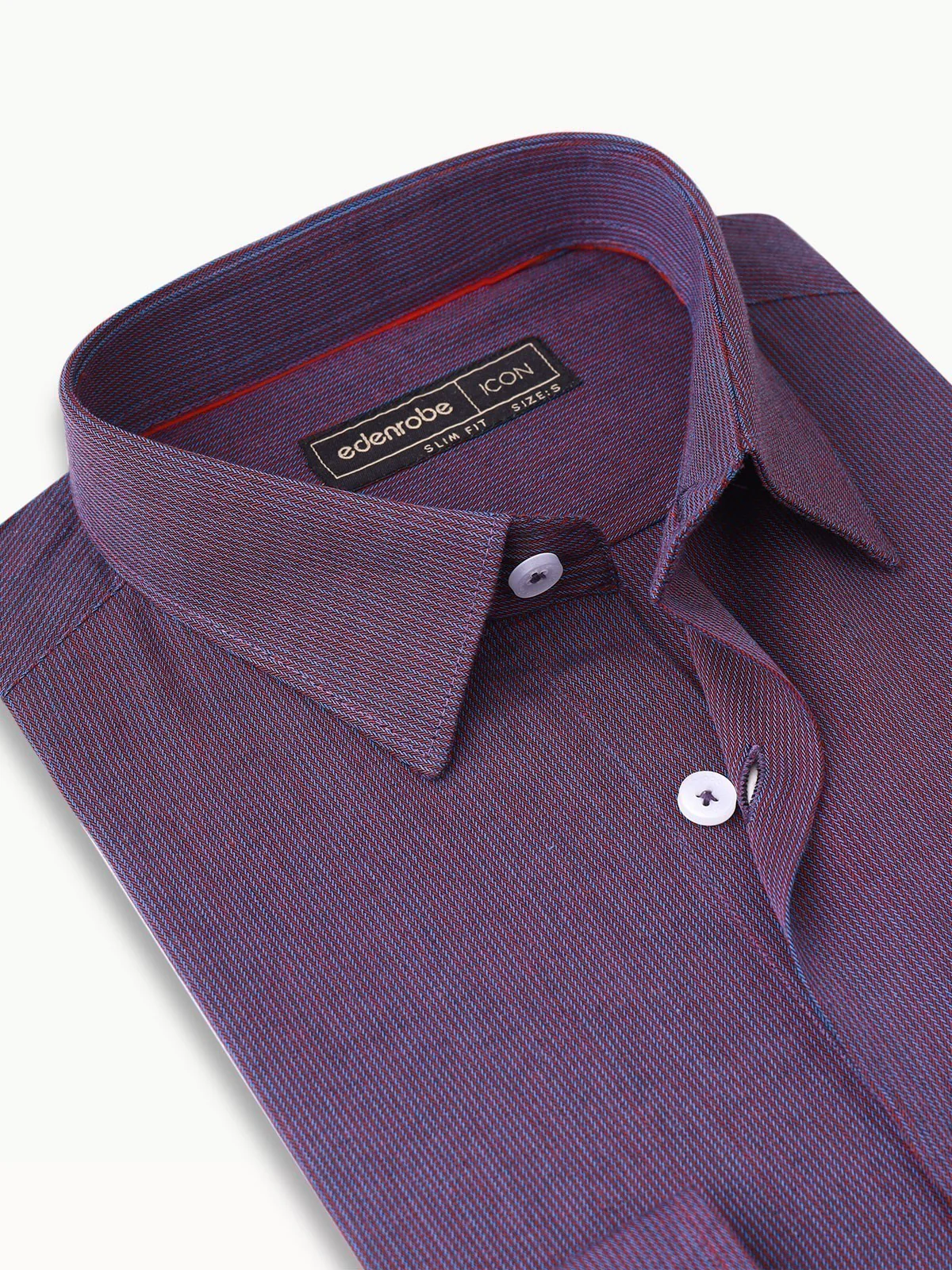 Men's Purple Shirt - EMTSI22-50263 - Image 4