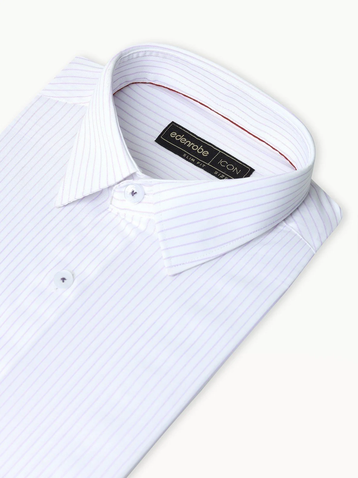 Men's Purple & White Shirt - EMTSI22-50278 - Image 2