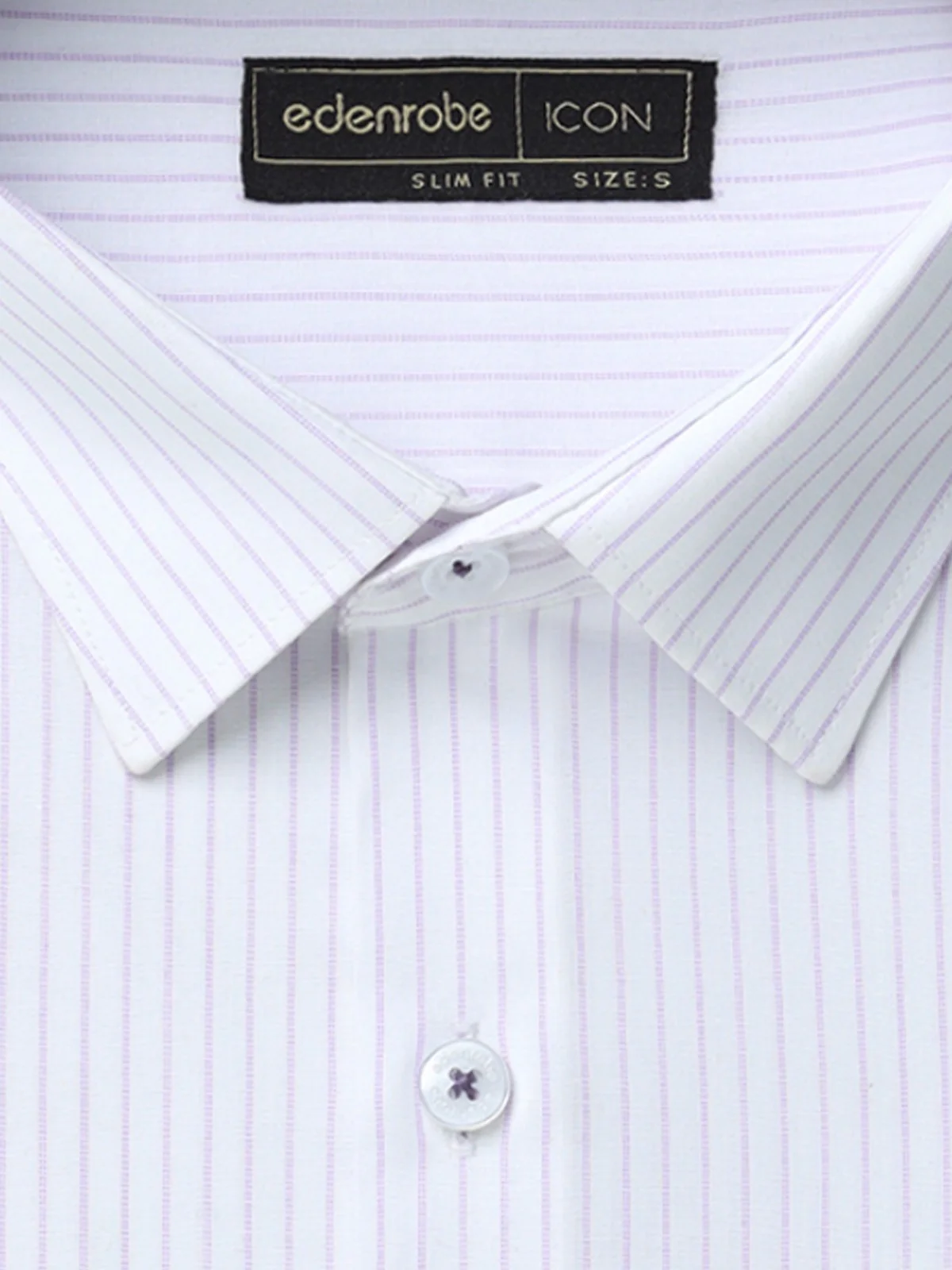 Men's Purple & White Shirt - EMTSI22-50278 - Image 3