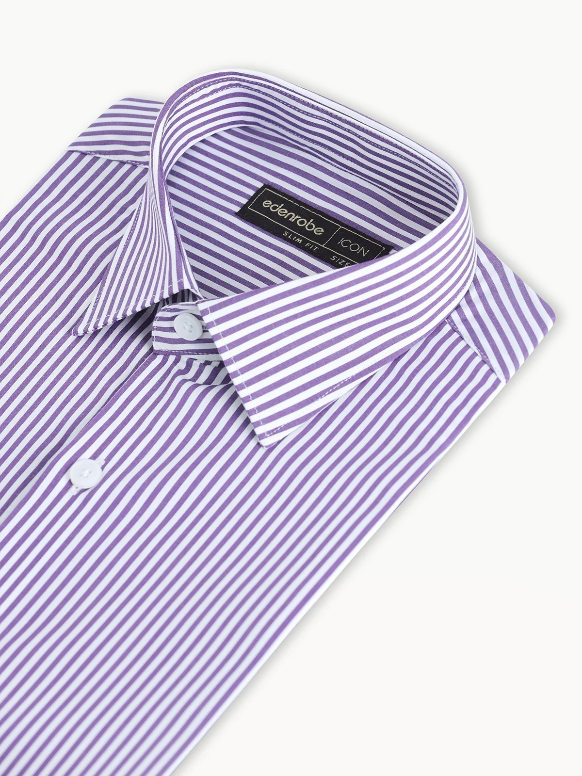 Men's Purple & White Shirt - EMTSI22-50287 - Image 2