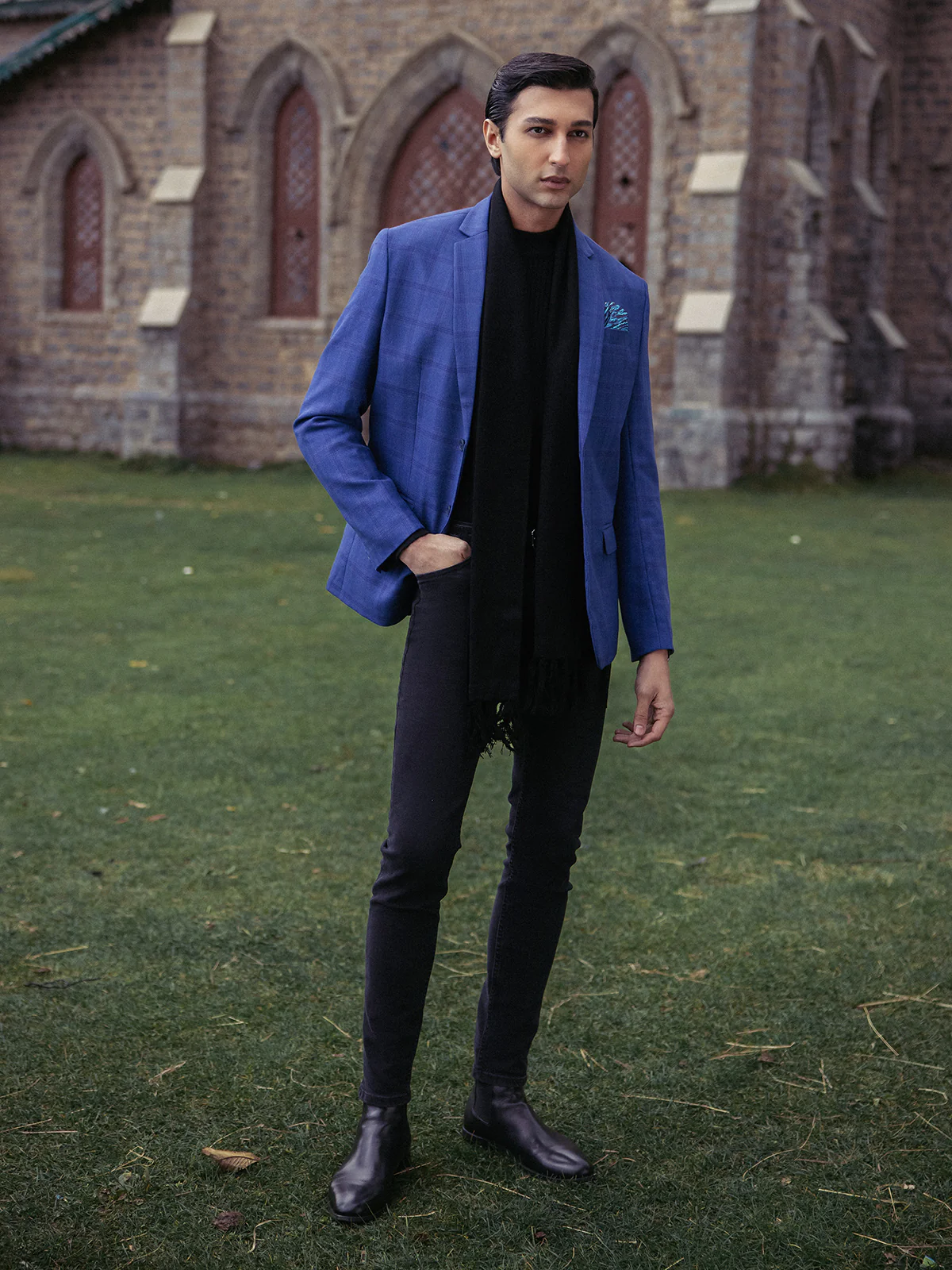 Men's Royal Blue Blazer - EMTB22-6826 - Image 5