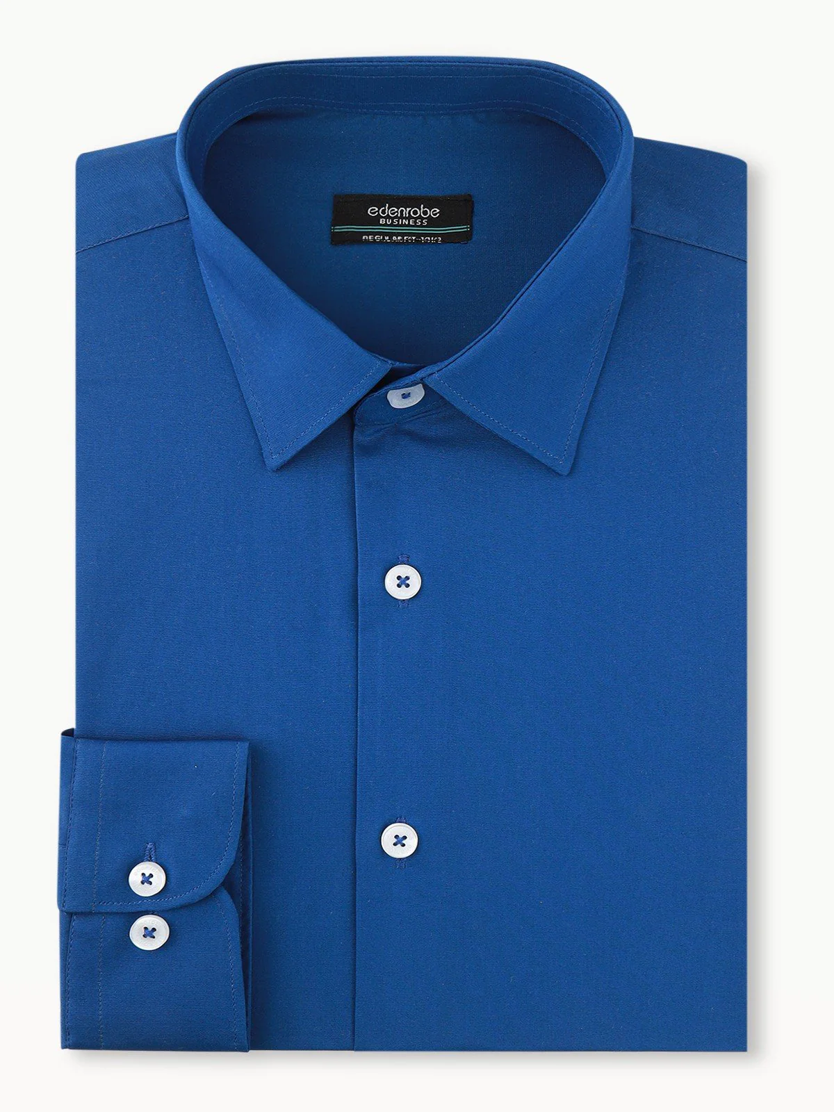 Men's Royal Blue Shirt Plain - EMTSB22-131