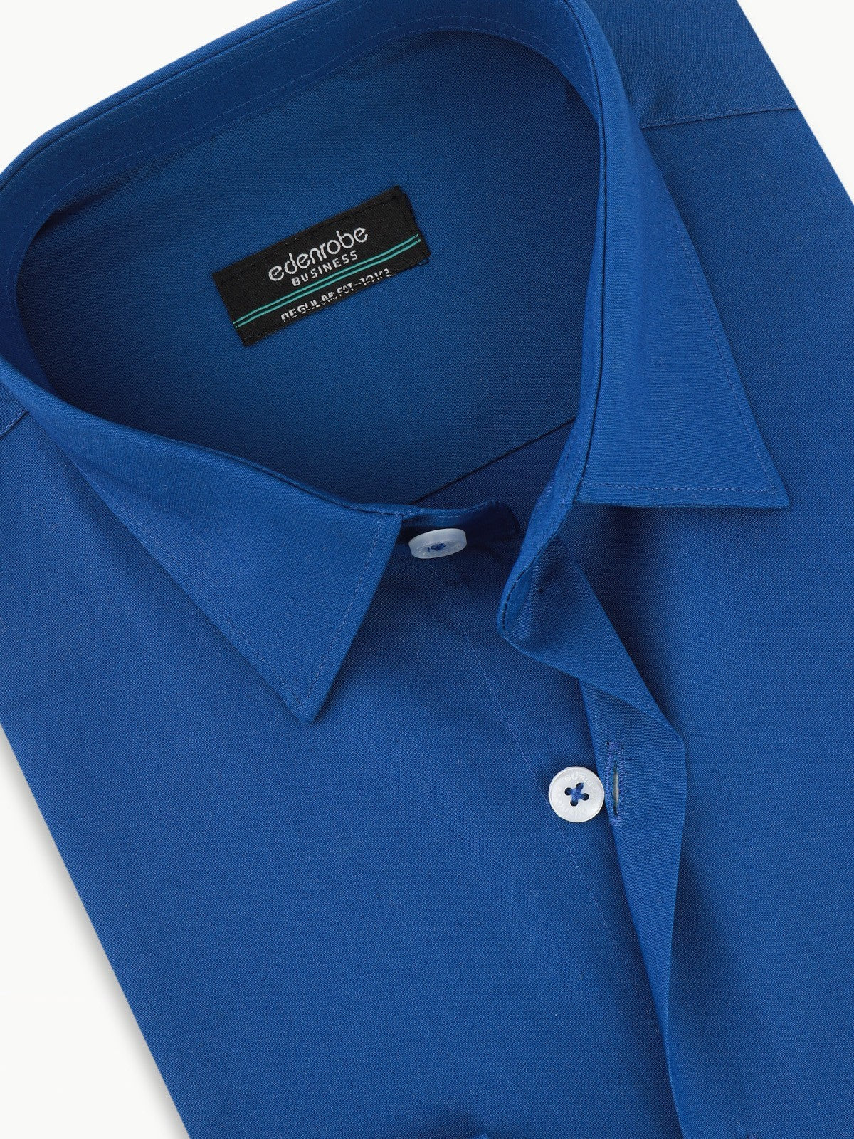 Men's Royal Blue Shirt Plain - EMTSB22-131 - Image 4